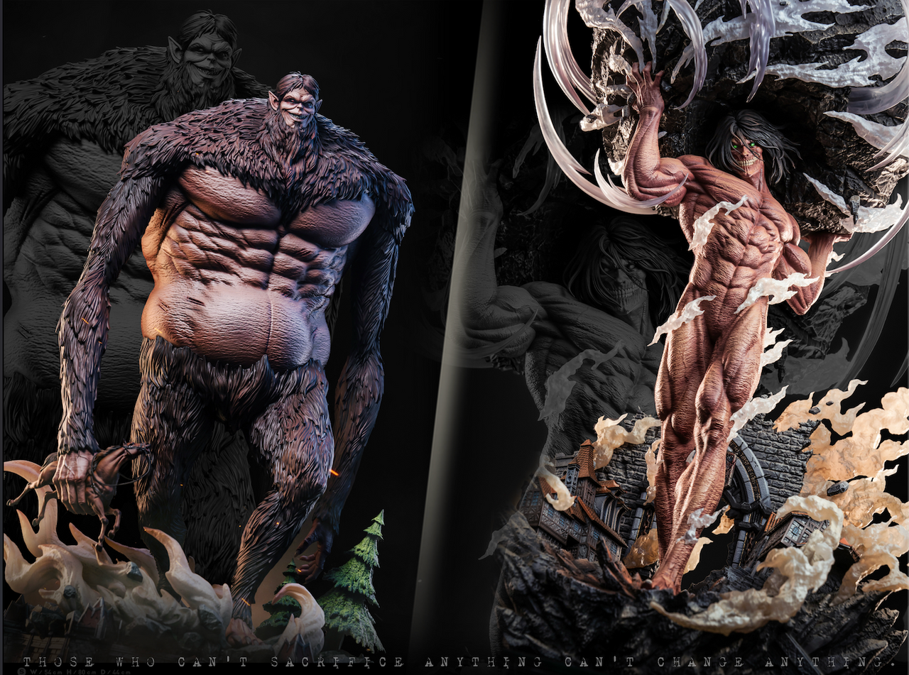 Attack on Titan - Eren Titan | Resin Statue | by Hertz Studio
