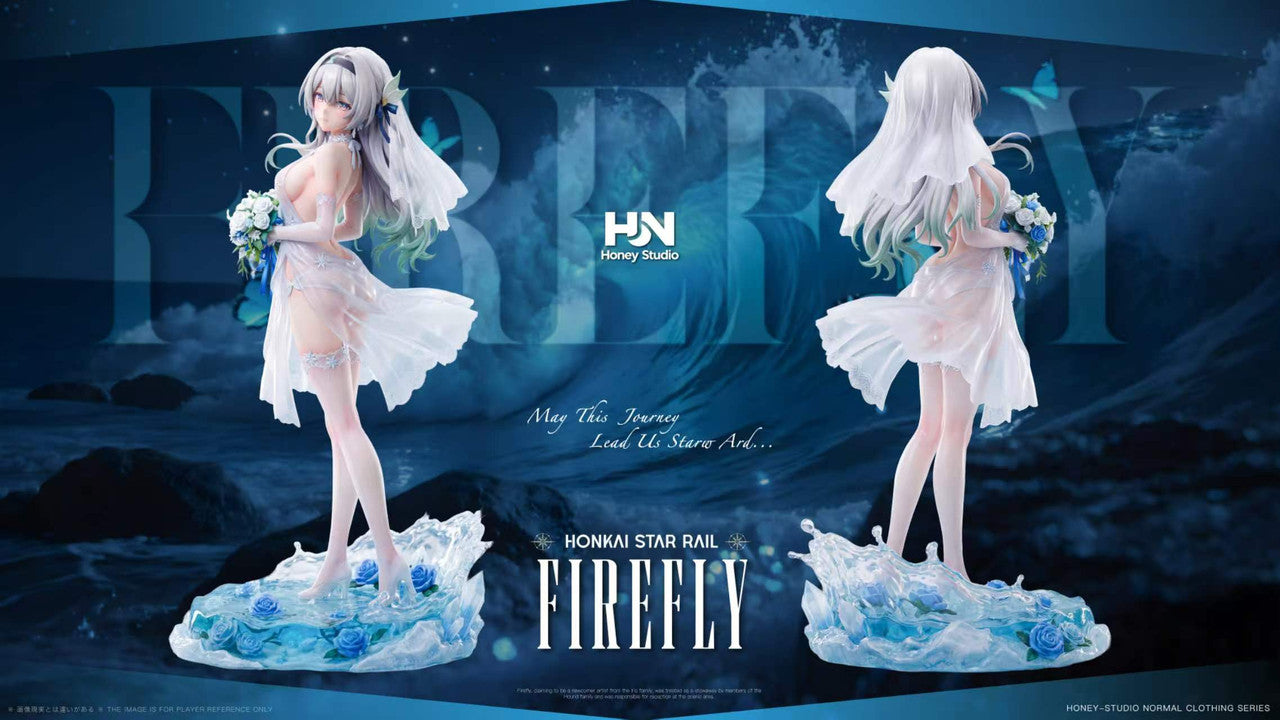 Honkai: Star Rail - Wedding dress Firefly | 1:6/1:4 Resin Statue | by Honey Studio