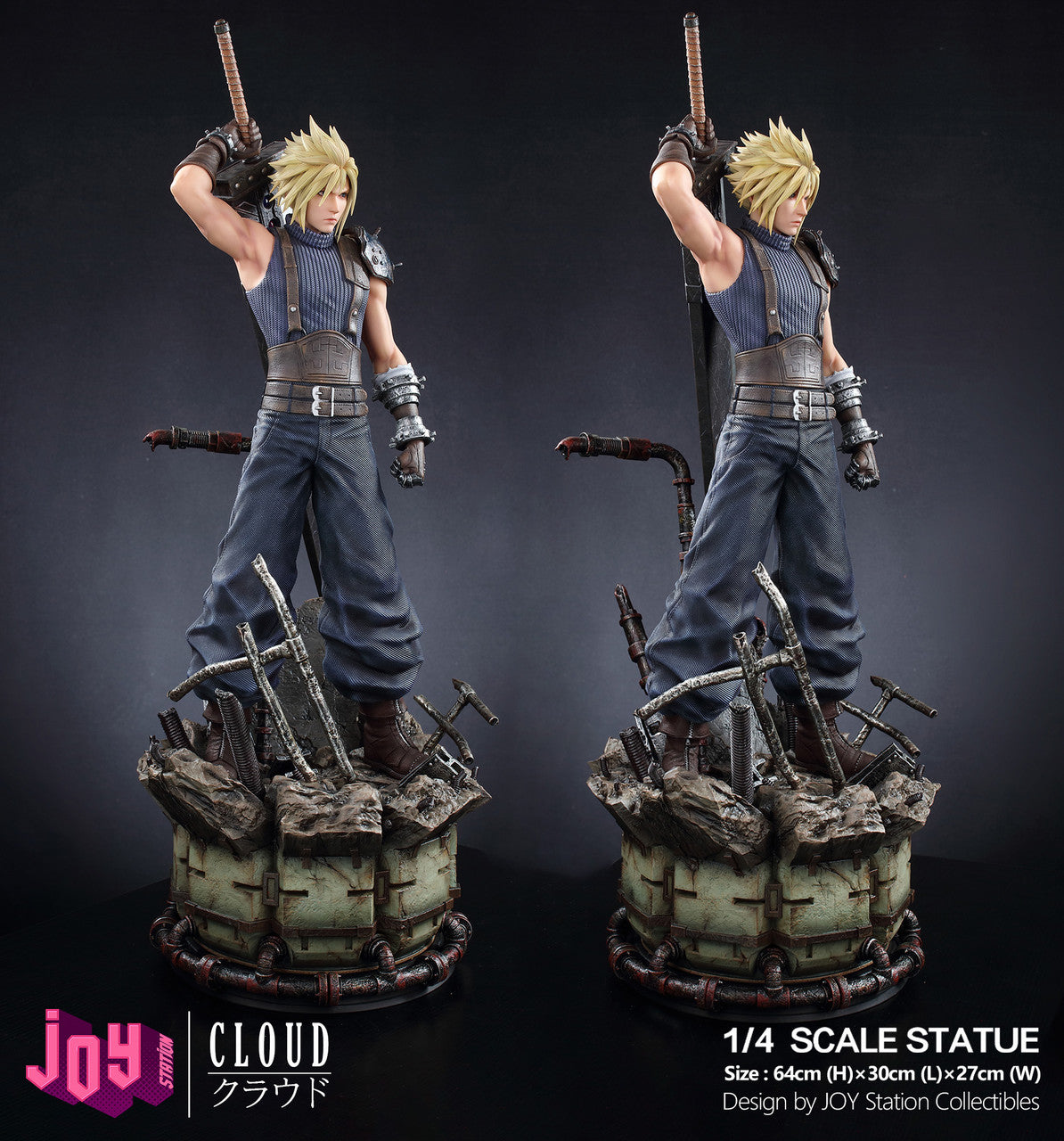 Final Fantasy - Cloud Strife | 1:4 Resin Statue | von Joy Station