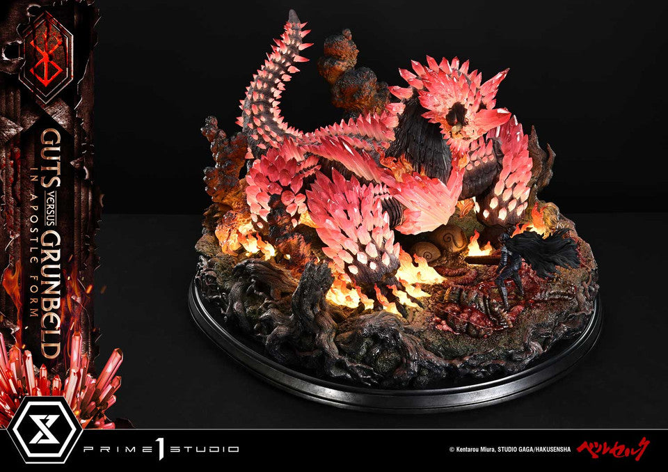 Berserk - Guts VS Grunbeld in Apostle Form | Resin Statue | by Prime 1 Studio