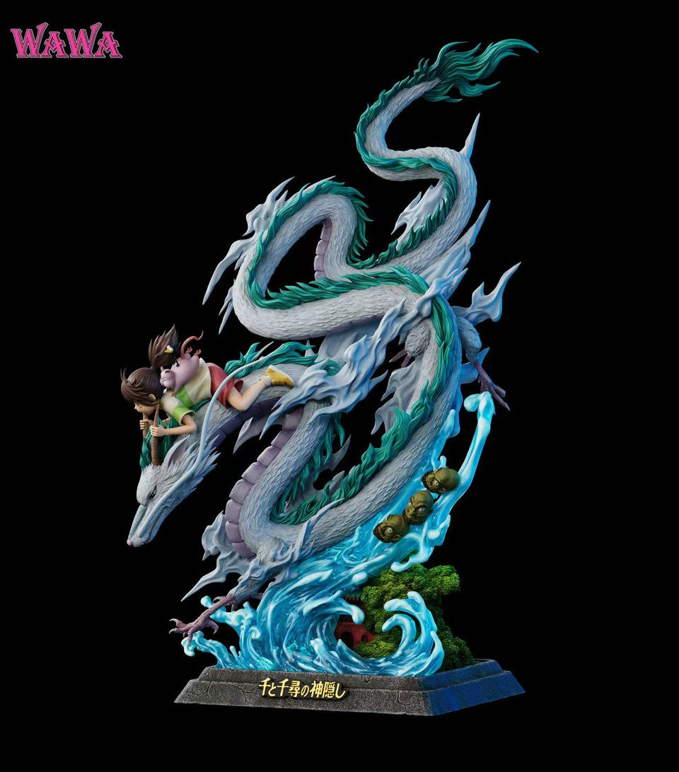 Spirited Away - Chihiro Ogino & Haku | Resin Statue | by WAWA Studio