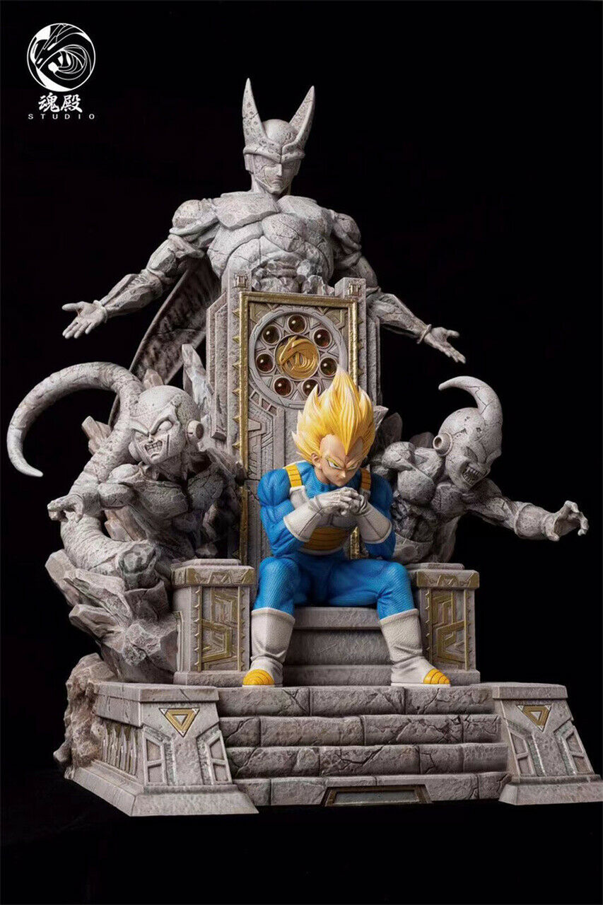 Dragon Ball Z - Vegeta on Throne | 1:4 Resin Statue | von HunDian Studio