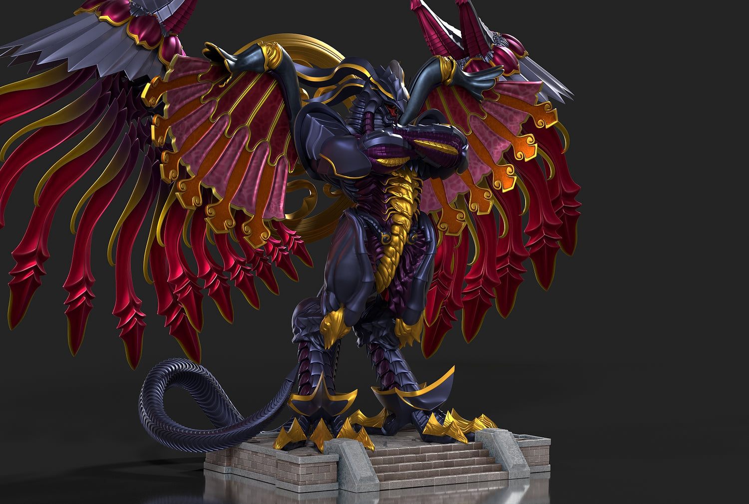 Final Fantasy - Bahamut | Resin Statue | by Solar Studio