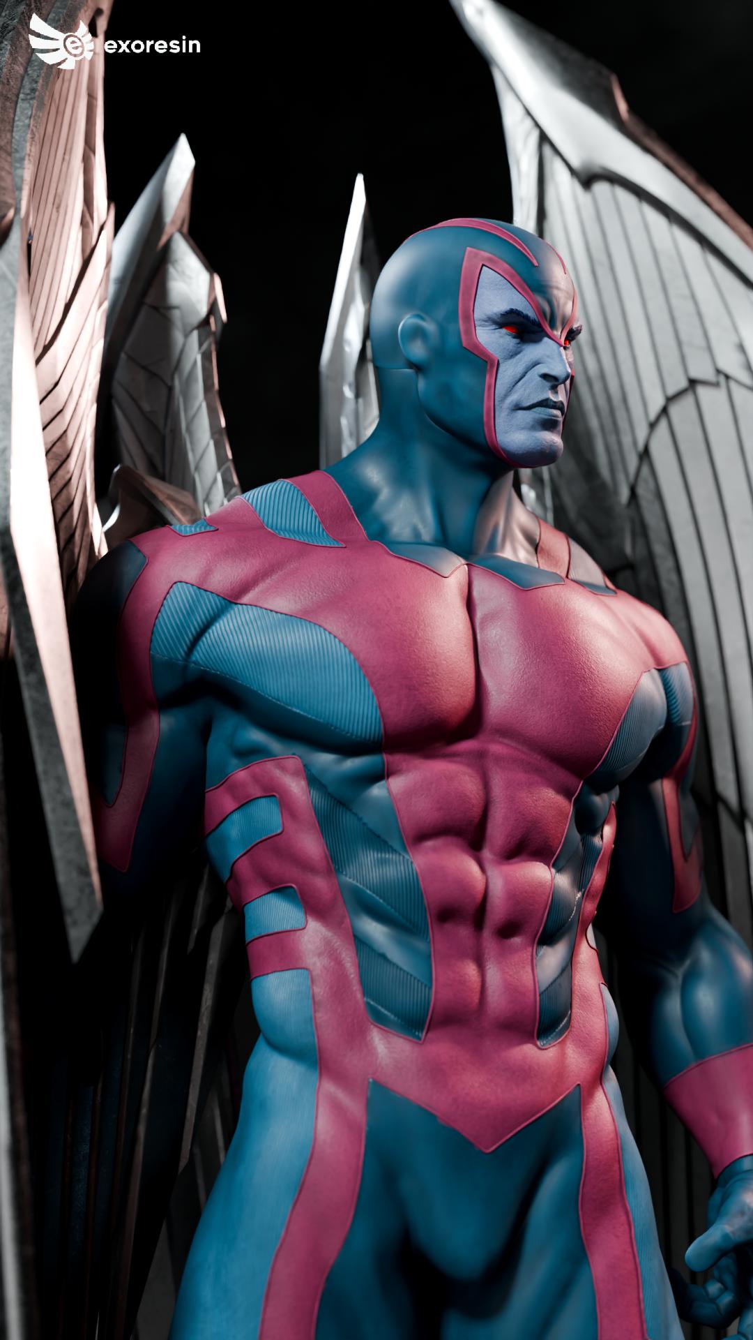 Marvel – Archangel Museum | 1:3.5 Resin Statue | by Exoresin