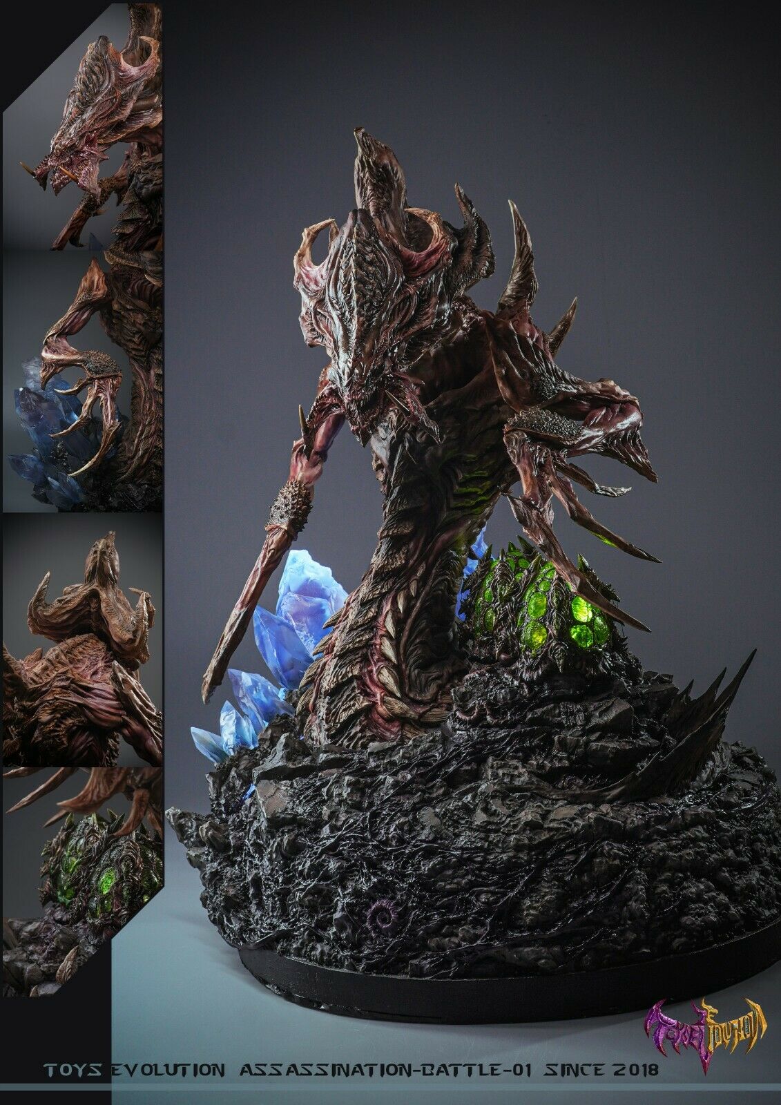 Starcraft - Zeratul vs Hydralisk | 1:4 Resin Statue | von Toys Evolution Studio