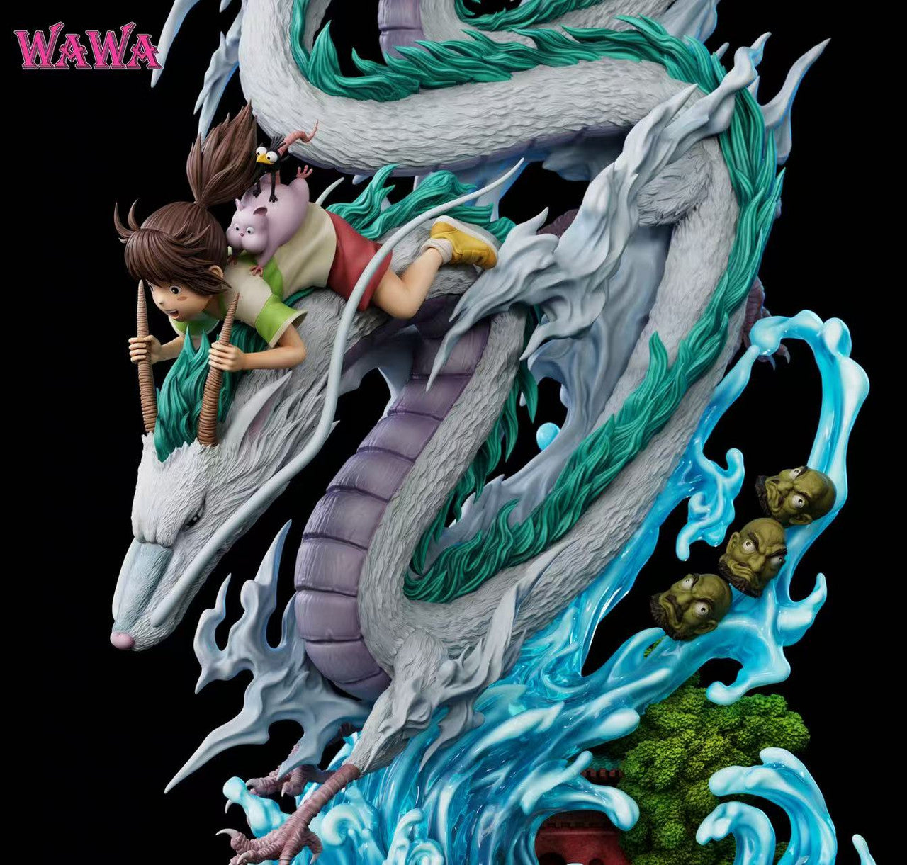 Spirited Away - Chihiro Ogino & Haku | Resin Statue | by WAWA Studio