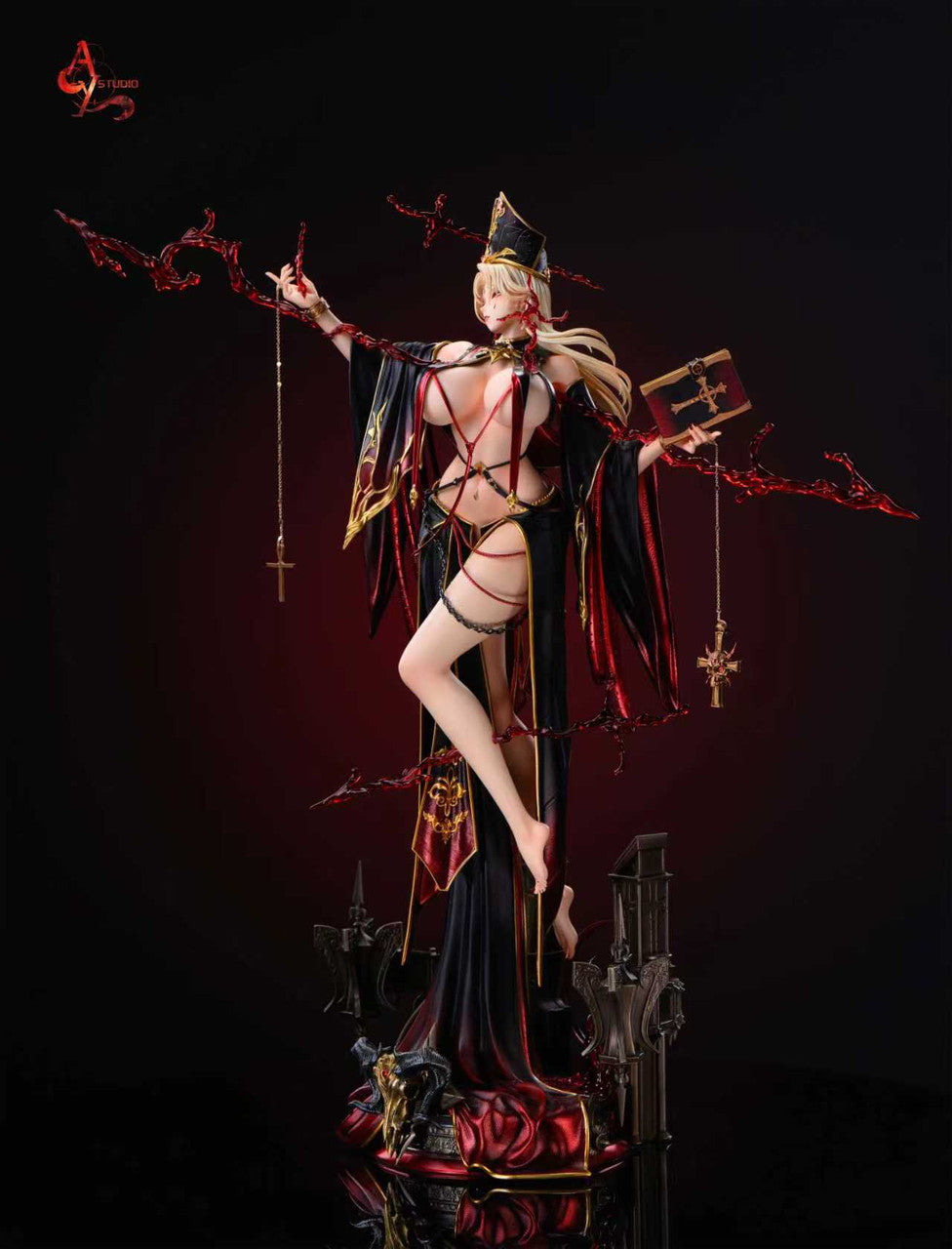 Dark Vatican Pope | 1:4 Resin Statue | by ACY Studio