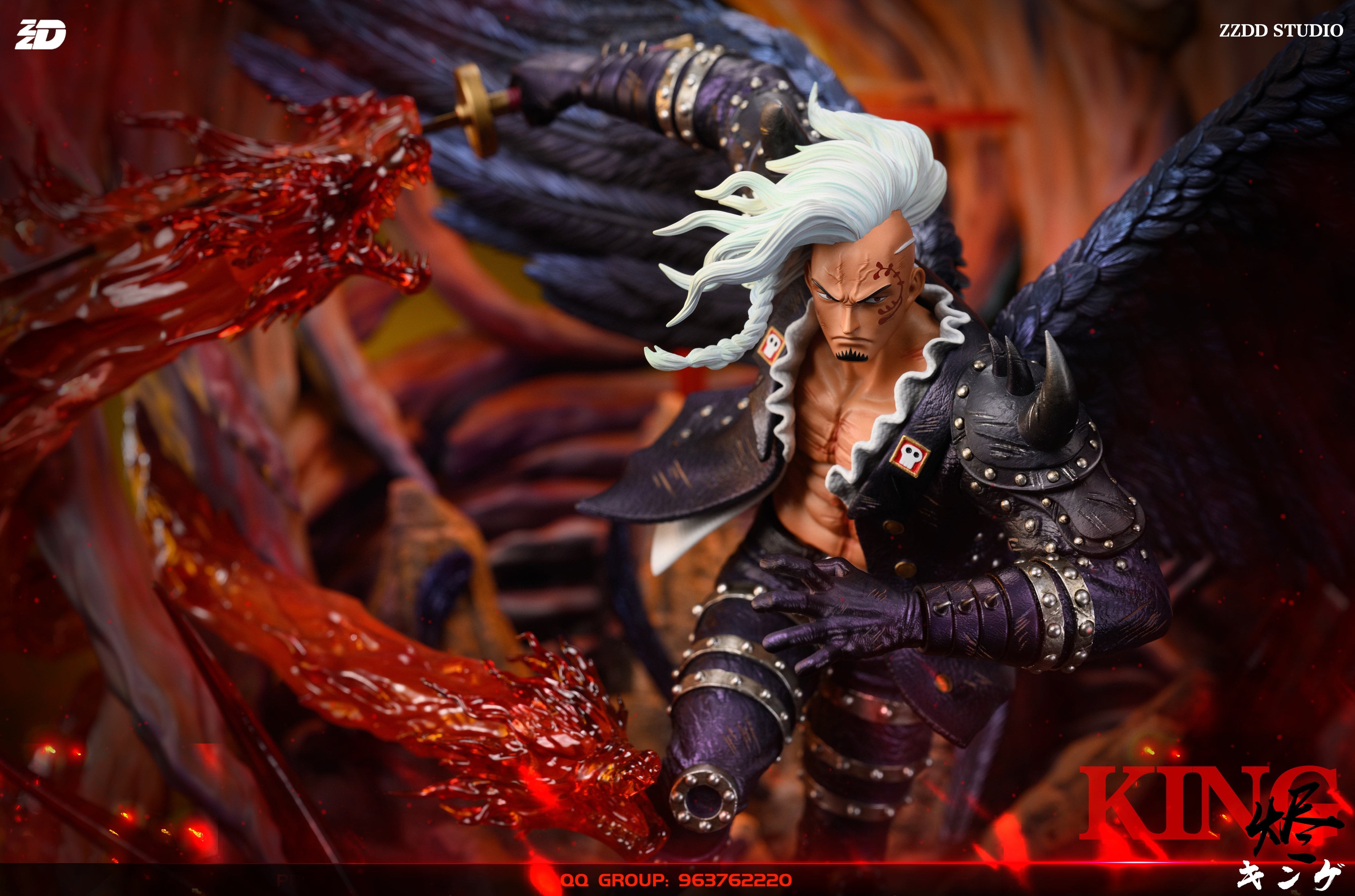 One Piece - King | 1:4 Resin Statue | von ZZDD Studio