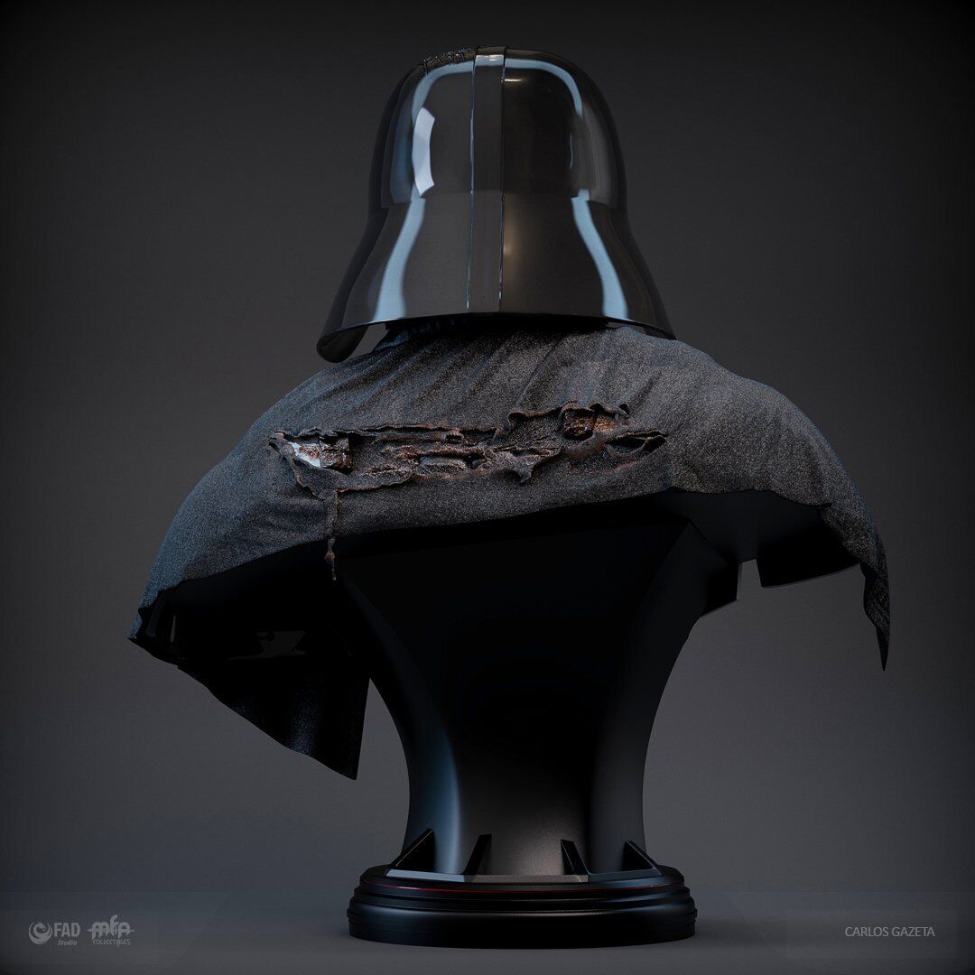 Star Wars - Battle Damaged Darth Vader | 1:1 Resin Bust | von MFA Collectibles