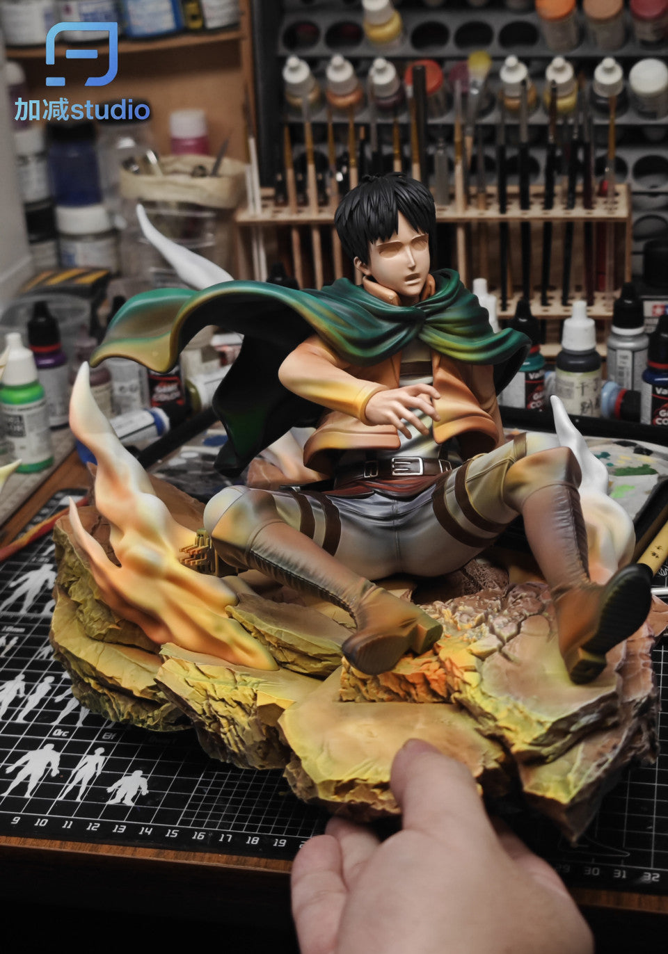 Attack on Titan - Reiner Braun & Bertholdt Hoover & Eren Jaeger | 1:6 Resin Statue | by JiaJian Studio
