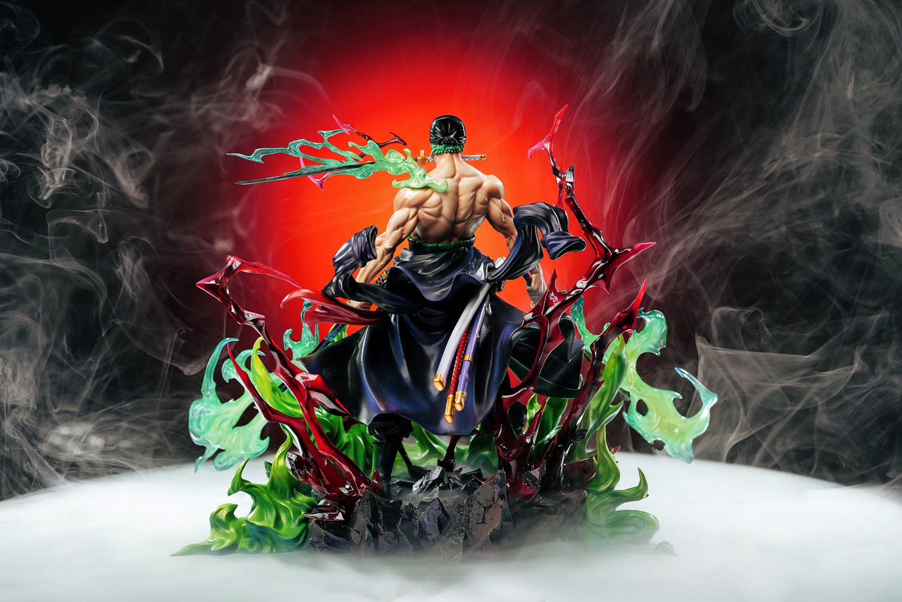 ロマン1  ,  2 ソローキン One Piece - Zoro King of Hell | Resin Statue | by SY & LX Studio