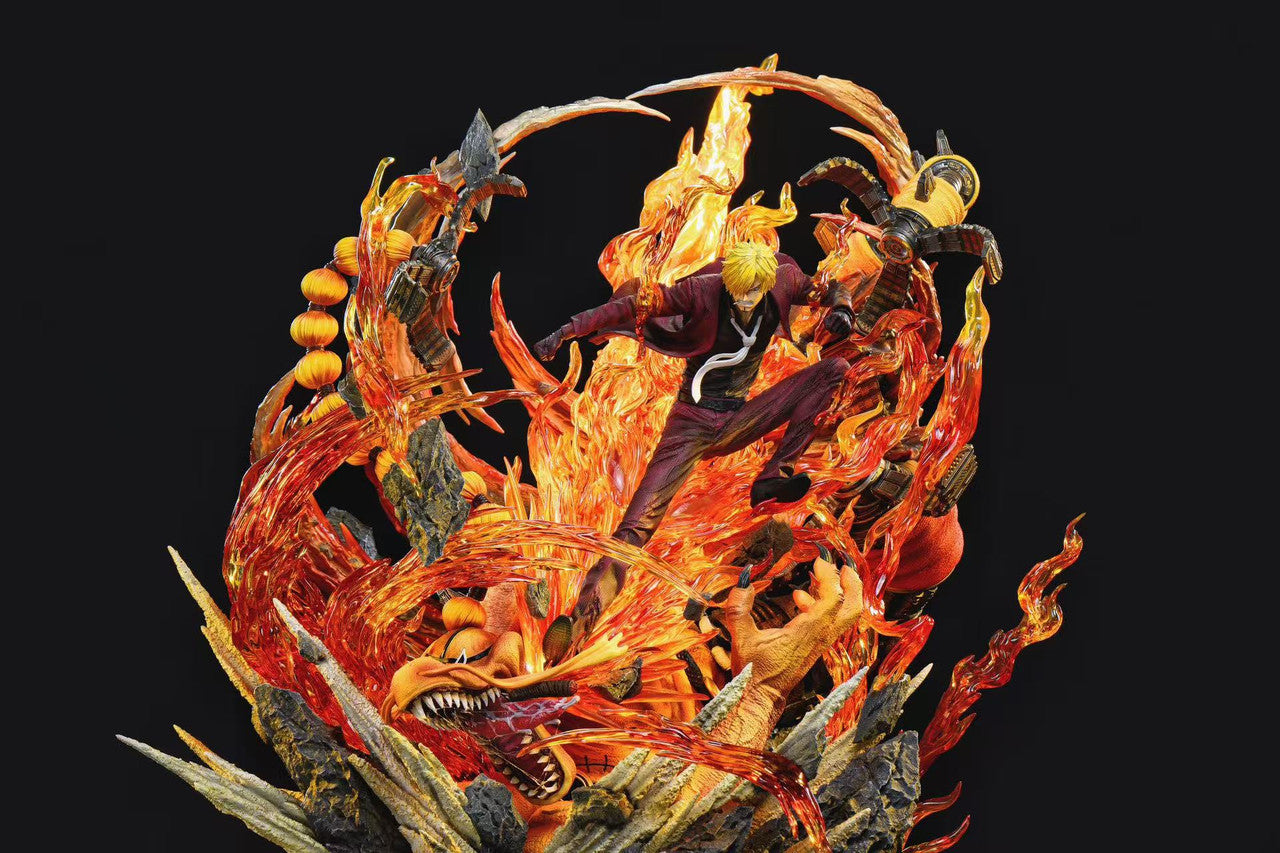 One Piece - Vinsmoke Sanji vs. Queen | 1:4 Scale Resin Statue | von Fantasy Studio