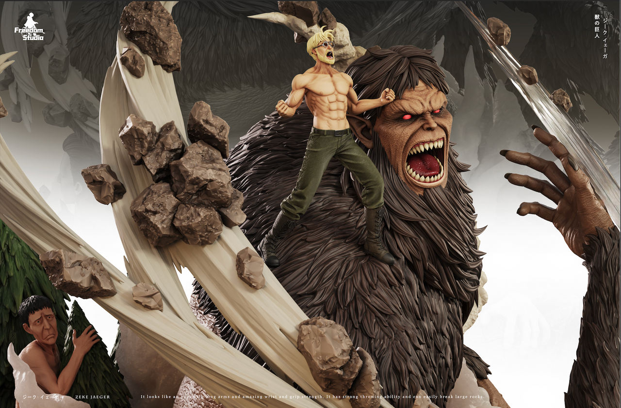 Attack on Titan - Zeke Yeager | Resin Statue | by Freedom Studio