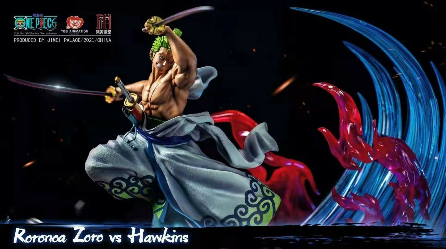 One Piece - Roronoa Zoro vs. Hawkins |1:4 Resin Statue | von Jimei Palace Studio