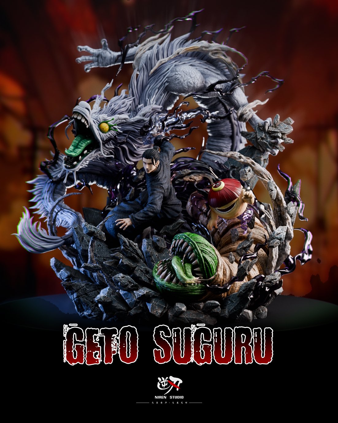 Jujutsu Kaisen - Geto Suguru | 1:6 Resin Statue | von Niren Studio