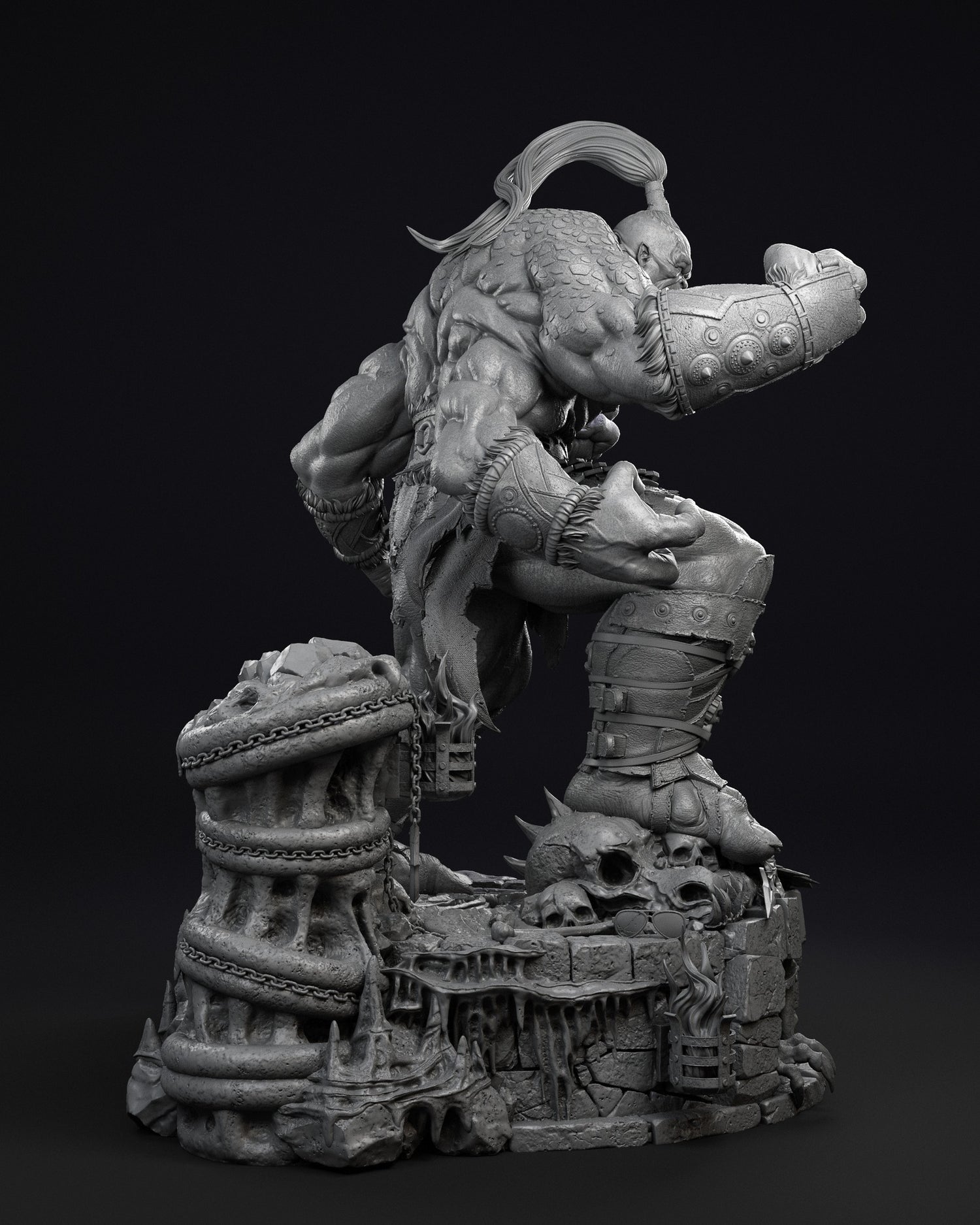 Mortal Kombat - Goro | Resin Statue | by Epic Creations