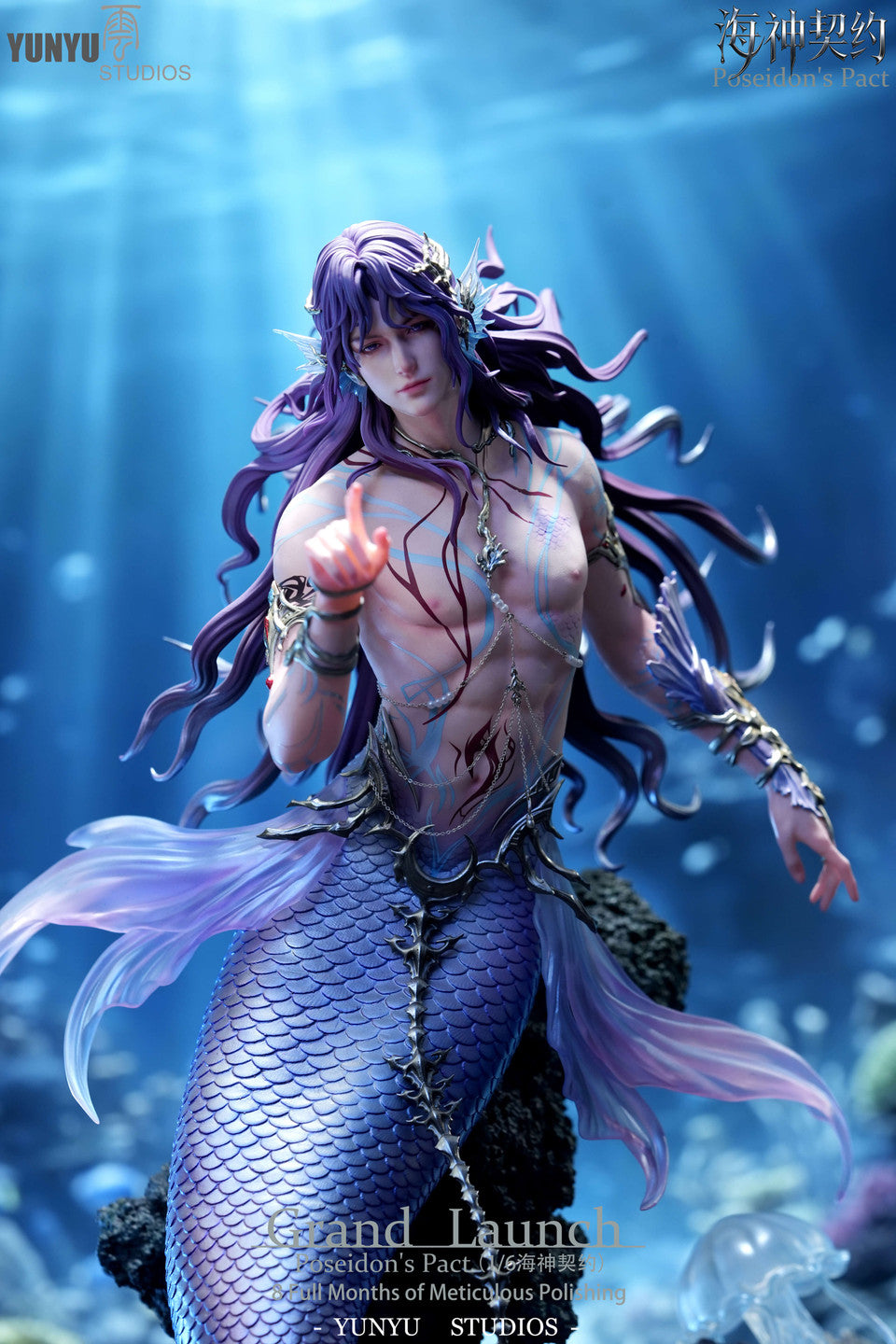 Love and Deepspace - Poseidon's Pact | 1:6 Resin Statue | by YunYu Studio