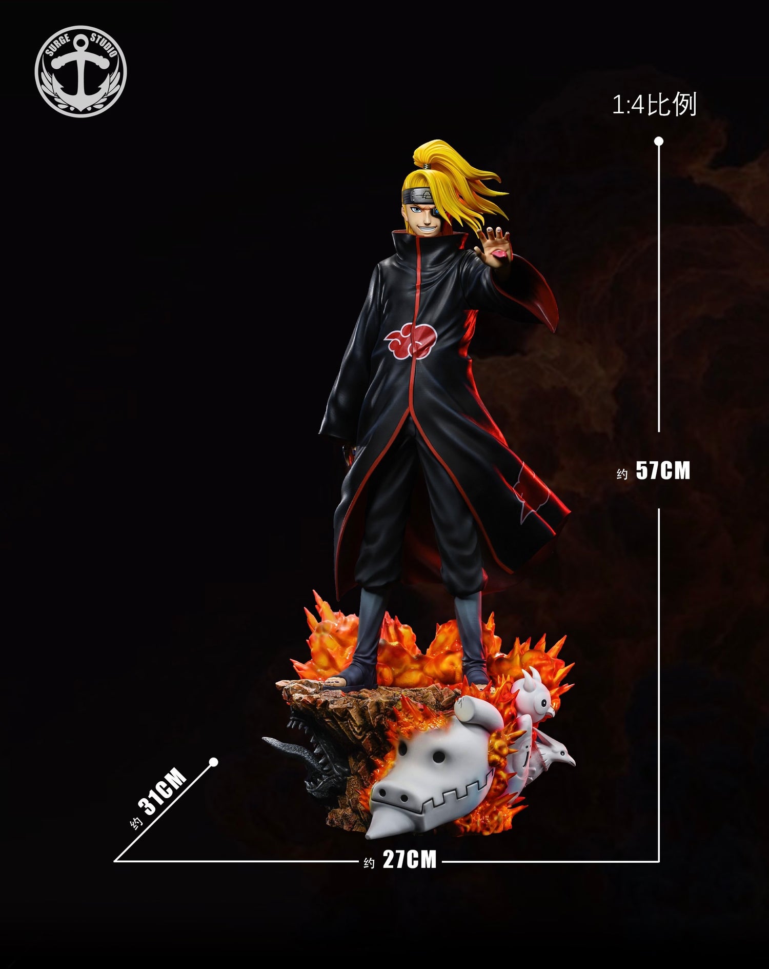 Naruto – Deidara | 1:4 Resin Statue | von Surge Studio