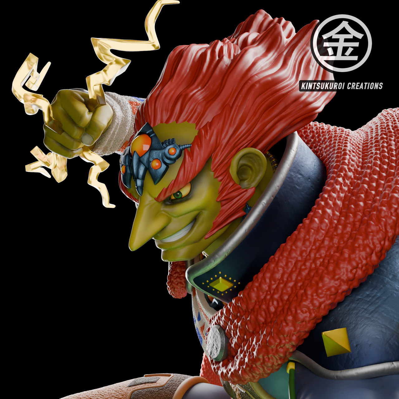 Legend of Zelda - Link vs. Ganondorf | 1:4 Resin Statue | von Kintsukuroi Creations Studio