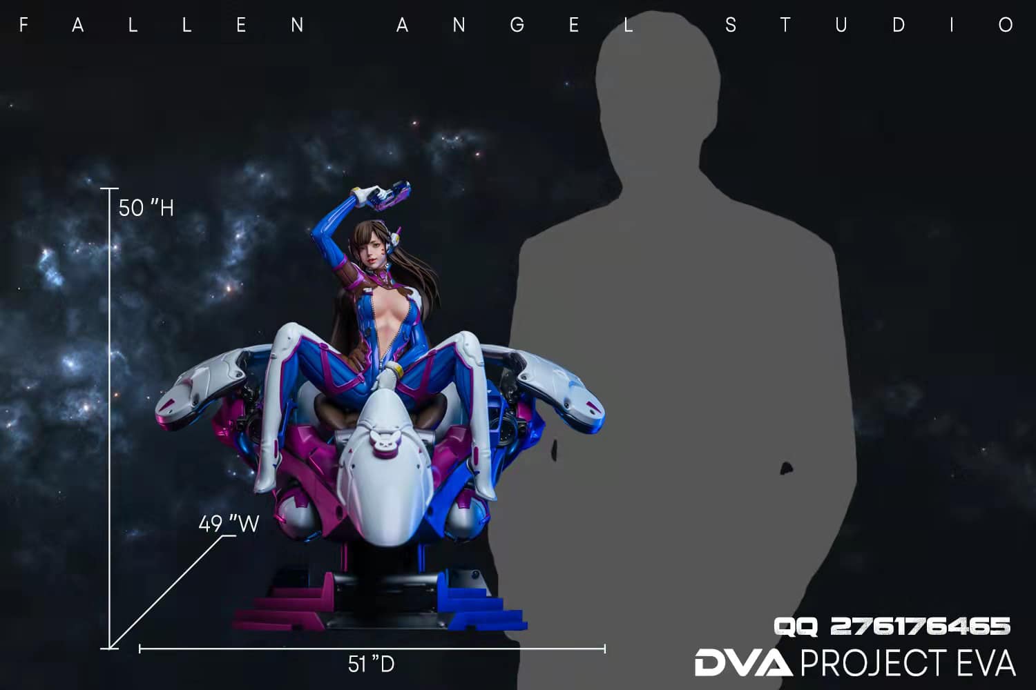 Overwatch - DVa | 1:4 Resin Statue | von Fallen Angel Studio