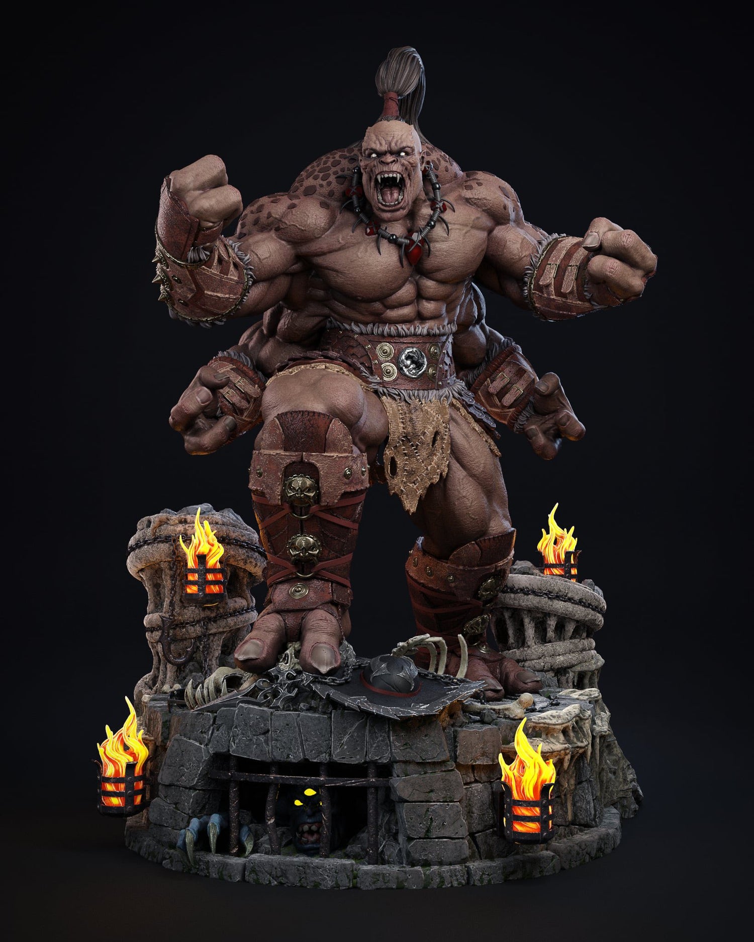 Mortal Kombat - Goro | Resin Statue | by Epic Creations