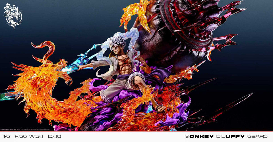 One Piece - Gear 5 Nika Luffy | 1:6 Resin Statue | by Wu Shuang Studio