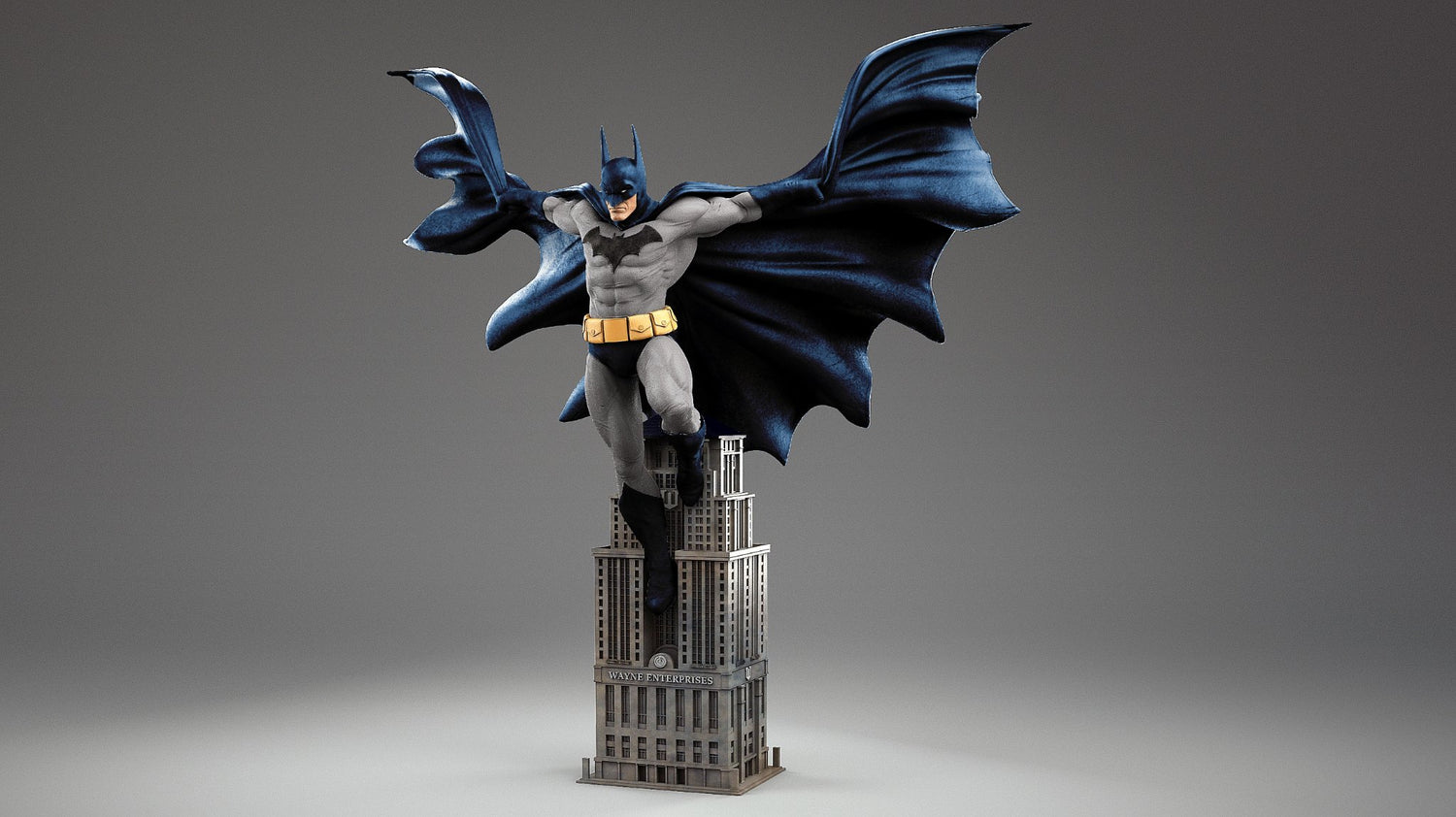 DC Comics - Batman & Wayne Tower | 1:4 Resin Statue | von MFA Collectibles