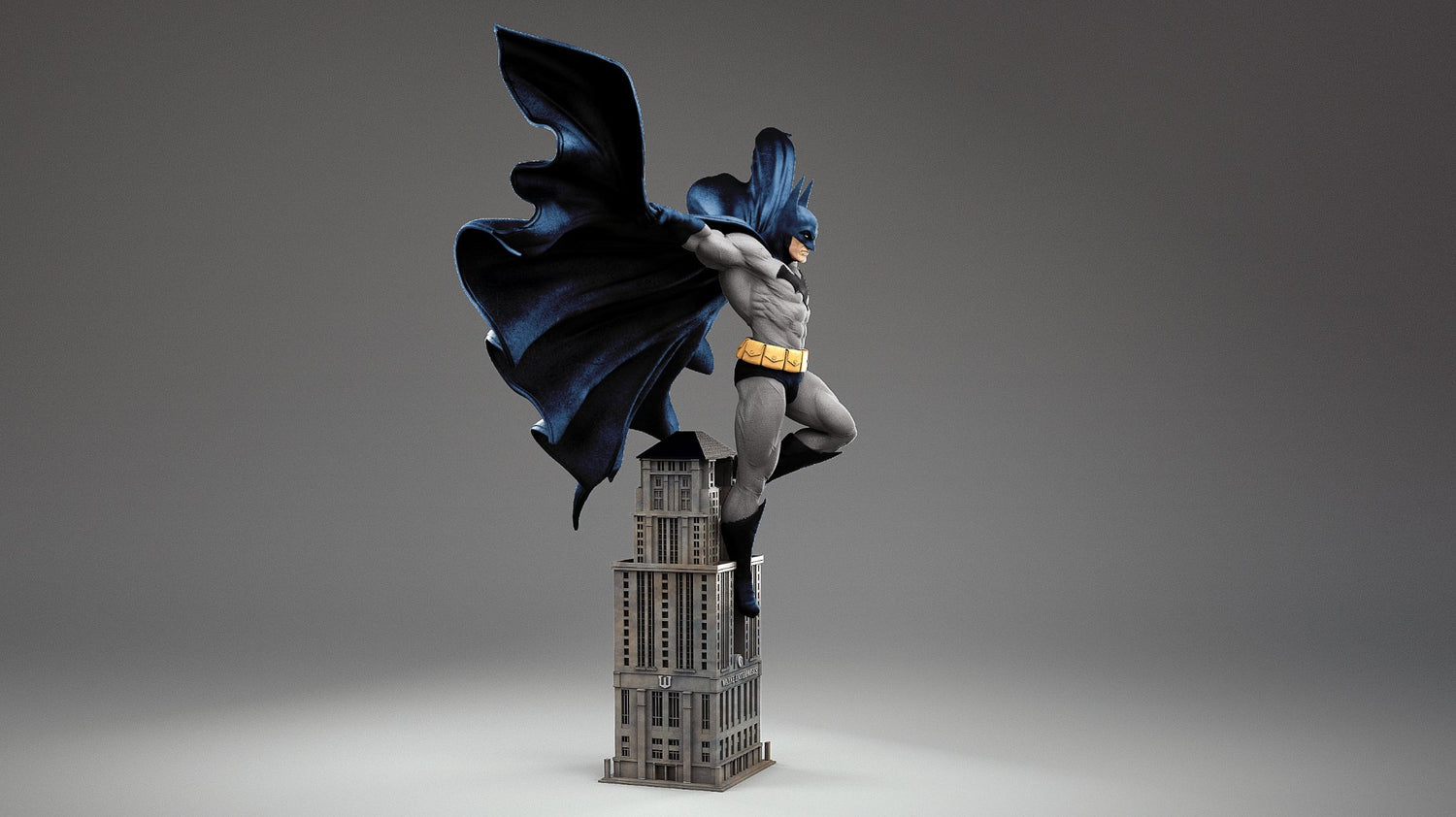 DC Comics - Batman & Wayne Tower | 1:4 Resin Statue | von MFA Collectibles