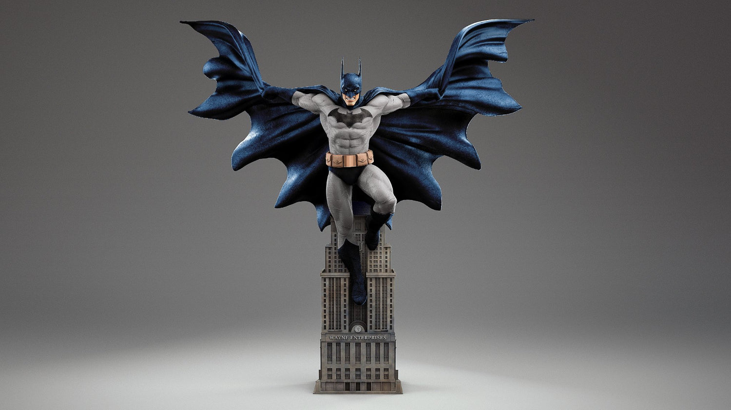 DC Comics - Batman & Wayne Tower | 1:4 Resin Statue | von MFA Collectibles