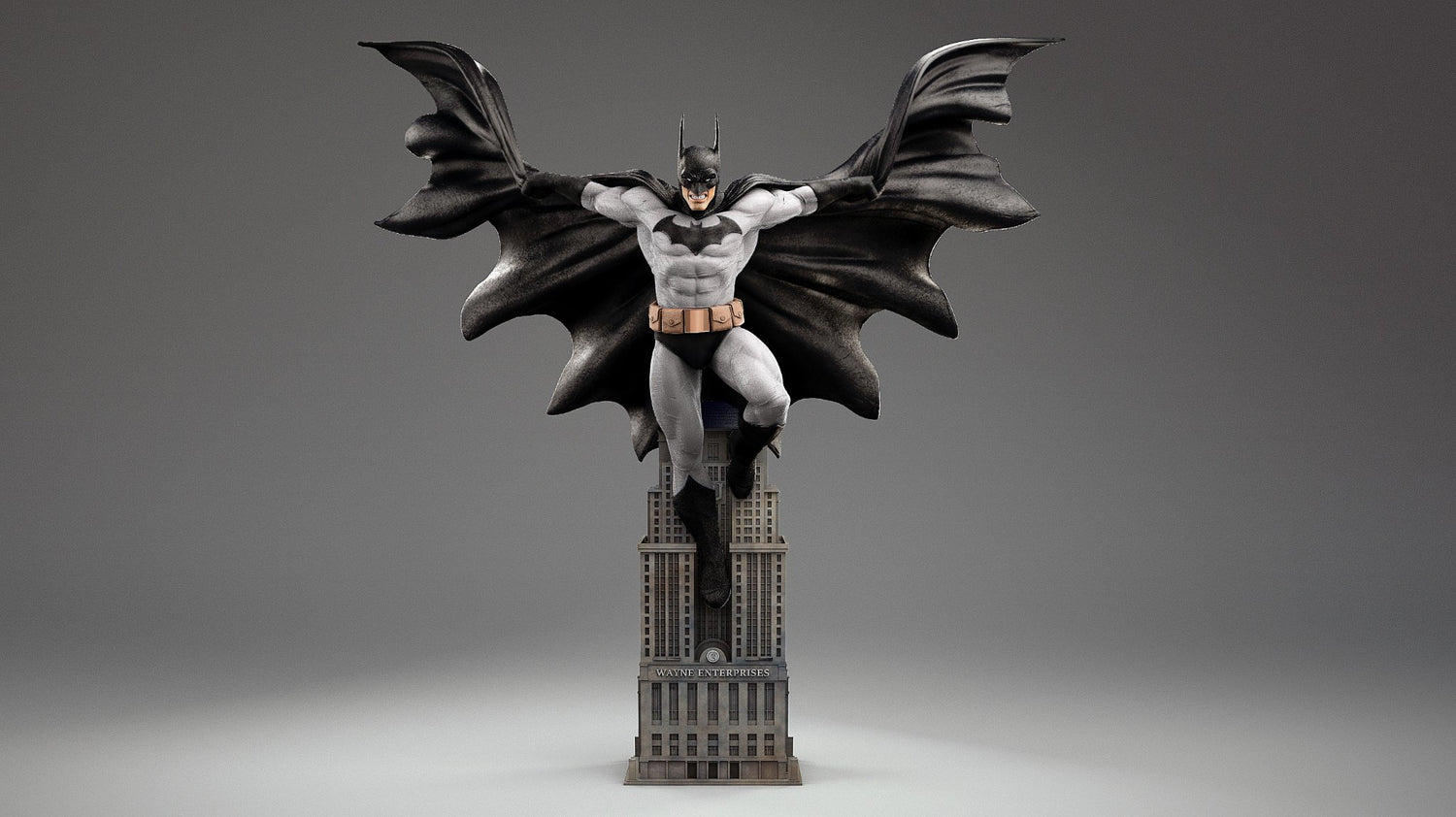 DC Comics - Batman & Wayne Tower | 1:4 Resin Statue | von MFA Collectibles