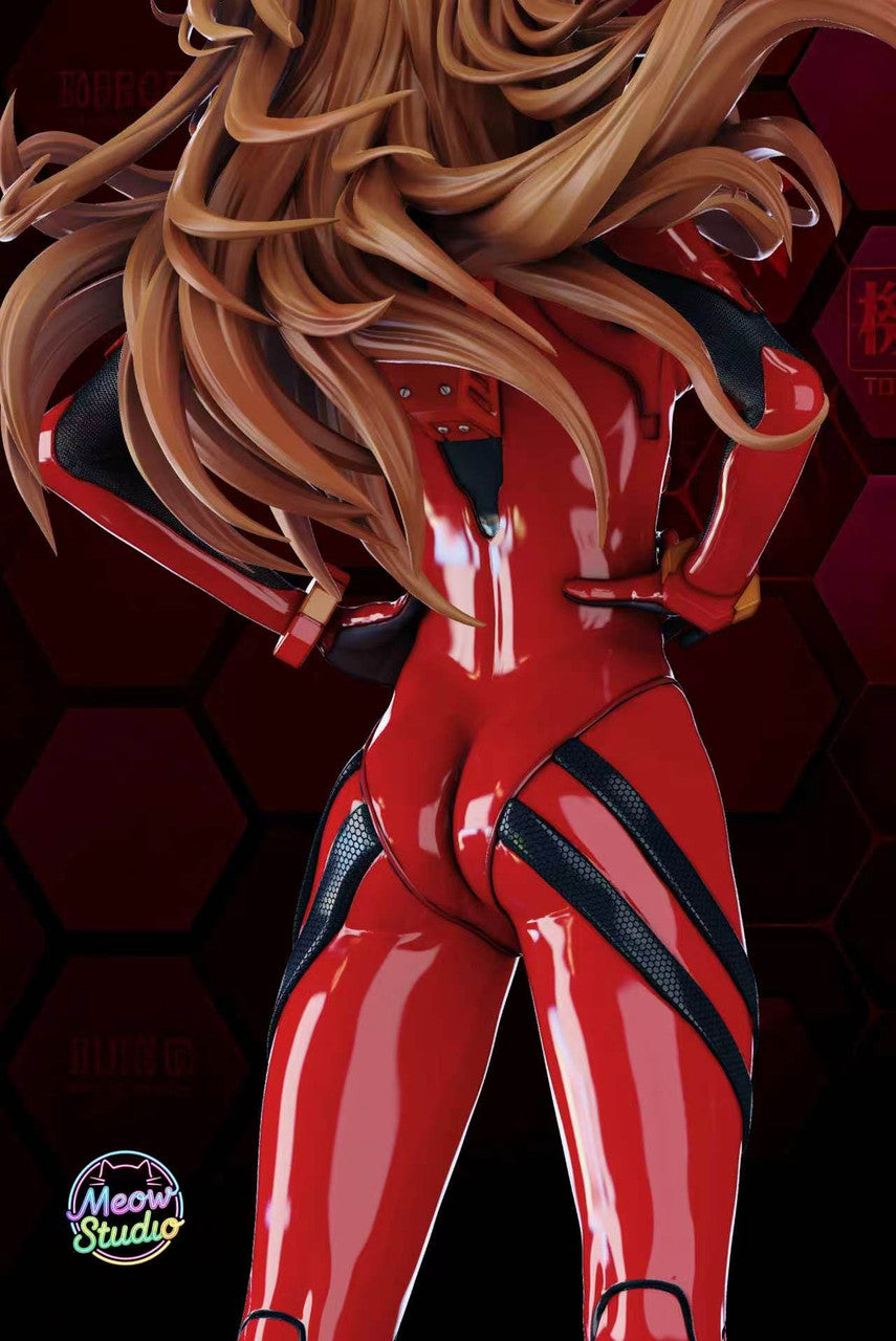 Neon Genesis Evangelion - Asuka combat suit | 1:4/1:1 Resin Statue | by Meow Studio