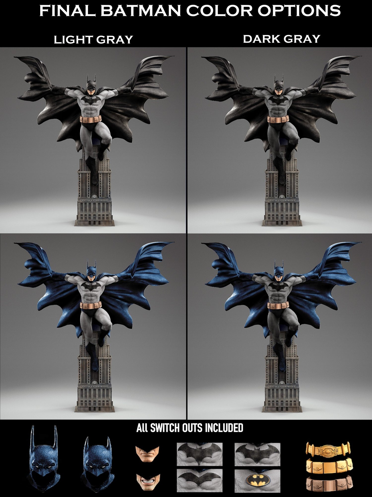 DC Comics - Batman & Wayne Tower | 1:4 Resin Statue | von MFA Collectibles