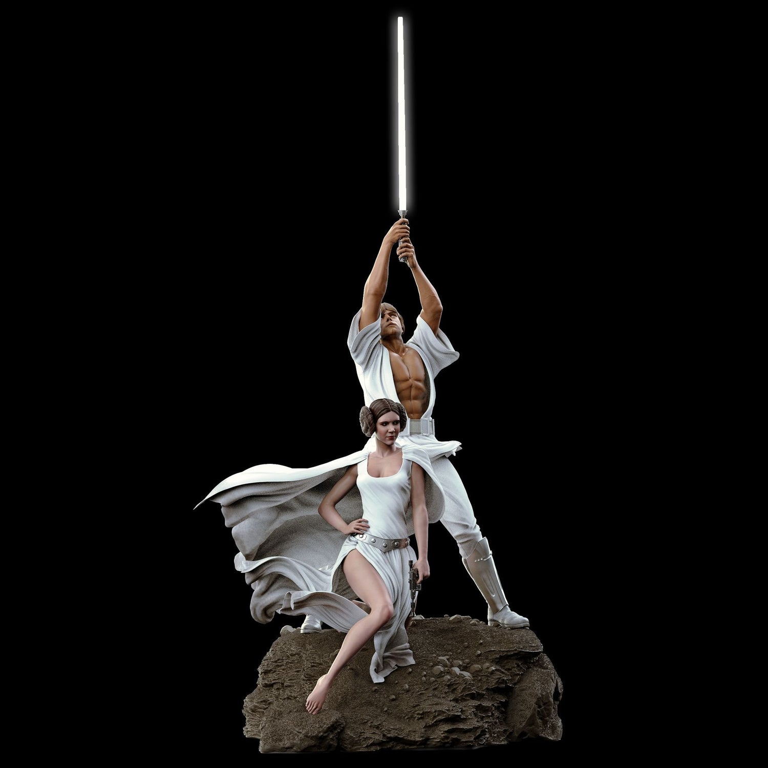 Star Wars - Luke & Leia | 1:4 Resin Statue | von MFA Collectibles