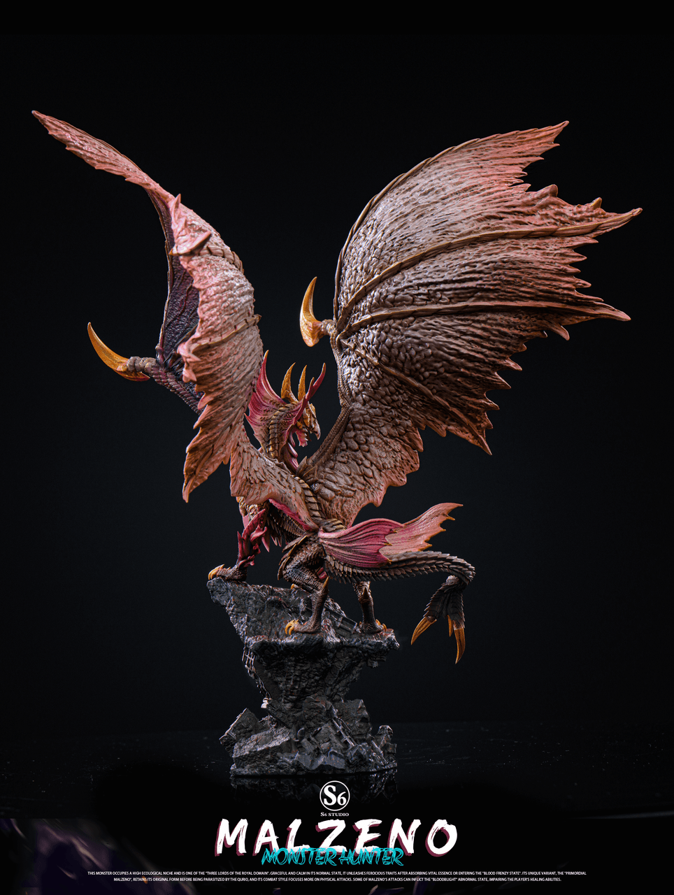 Monster Hunter - Malzeno | Resin Statue | by S6 Studio