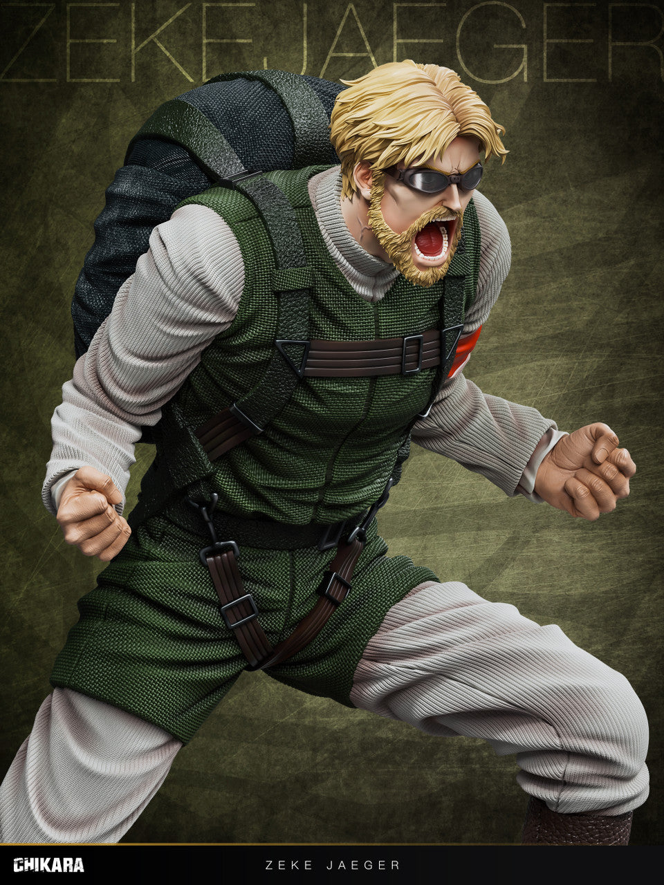Attack on Titan - Zeke Jaeger | 1:6 Resin Statue | by Chikara Studio