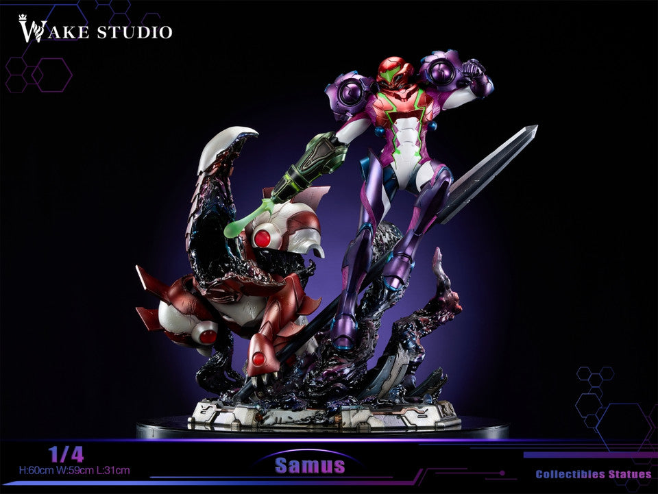 Metroid - Samus | 1:4 Resin Statue | by Wake Studio