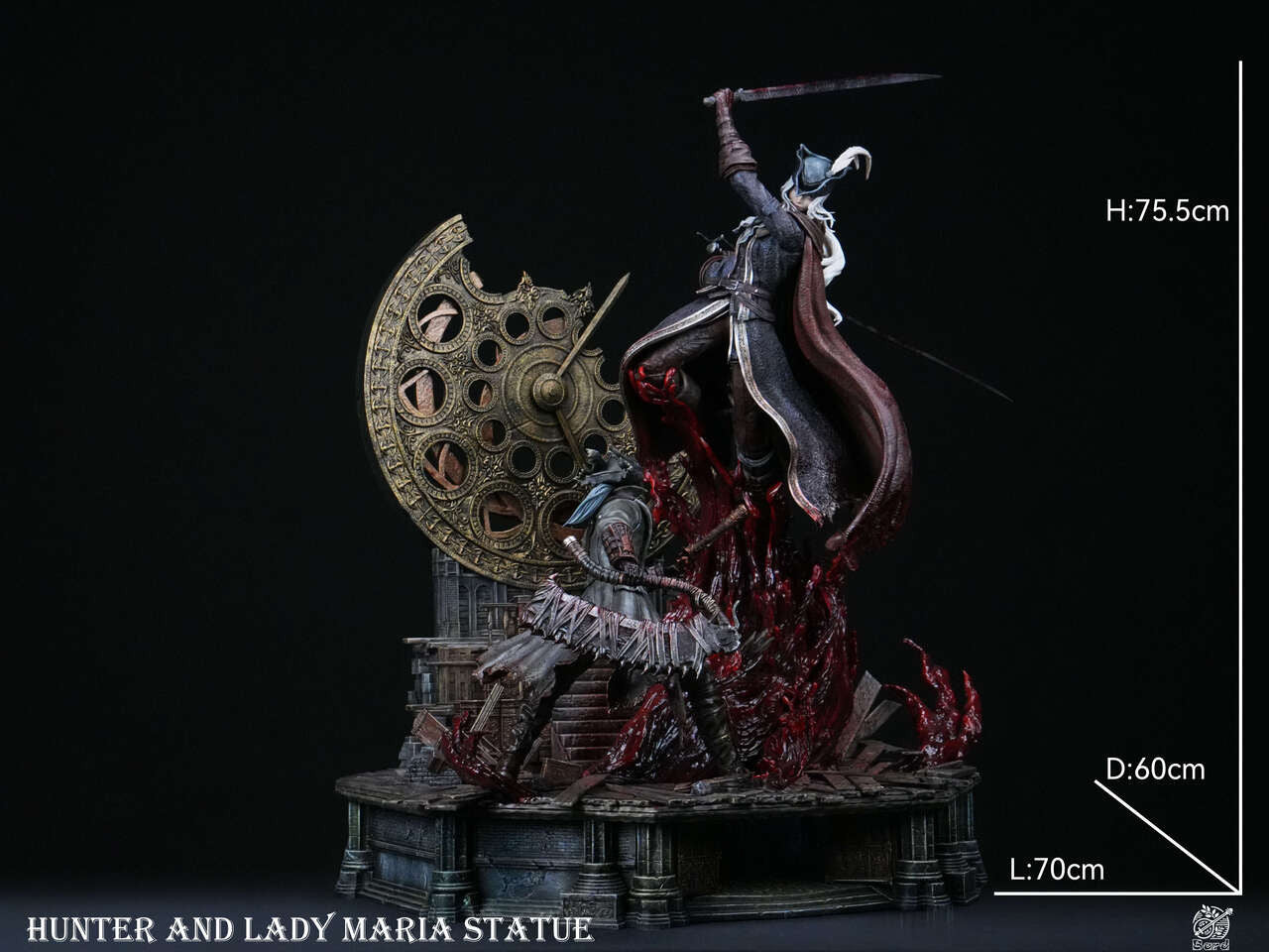 Bloodborne - Lady Maria vs. Hunter | Resin Statue | by Bard Studio