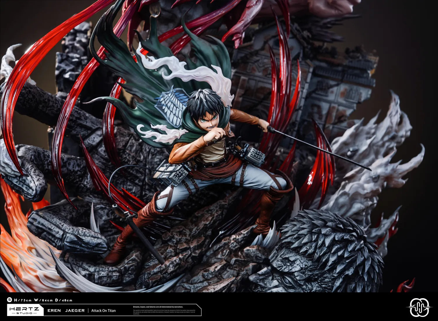 Attack on Titan - Eren Yeager | 1:6 Resin Statue | by Hertz Studio