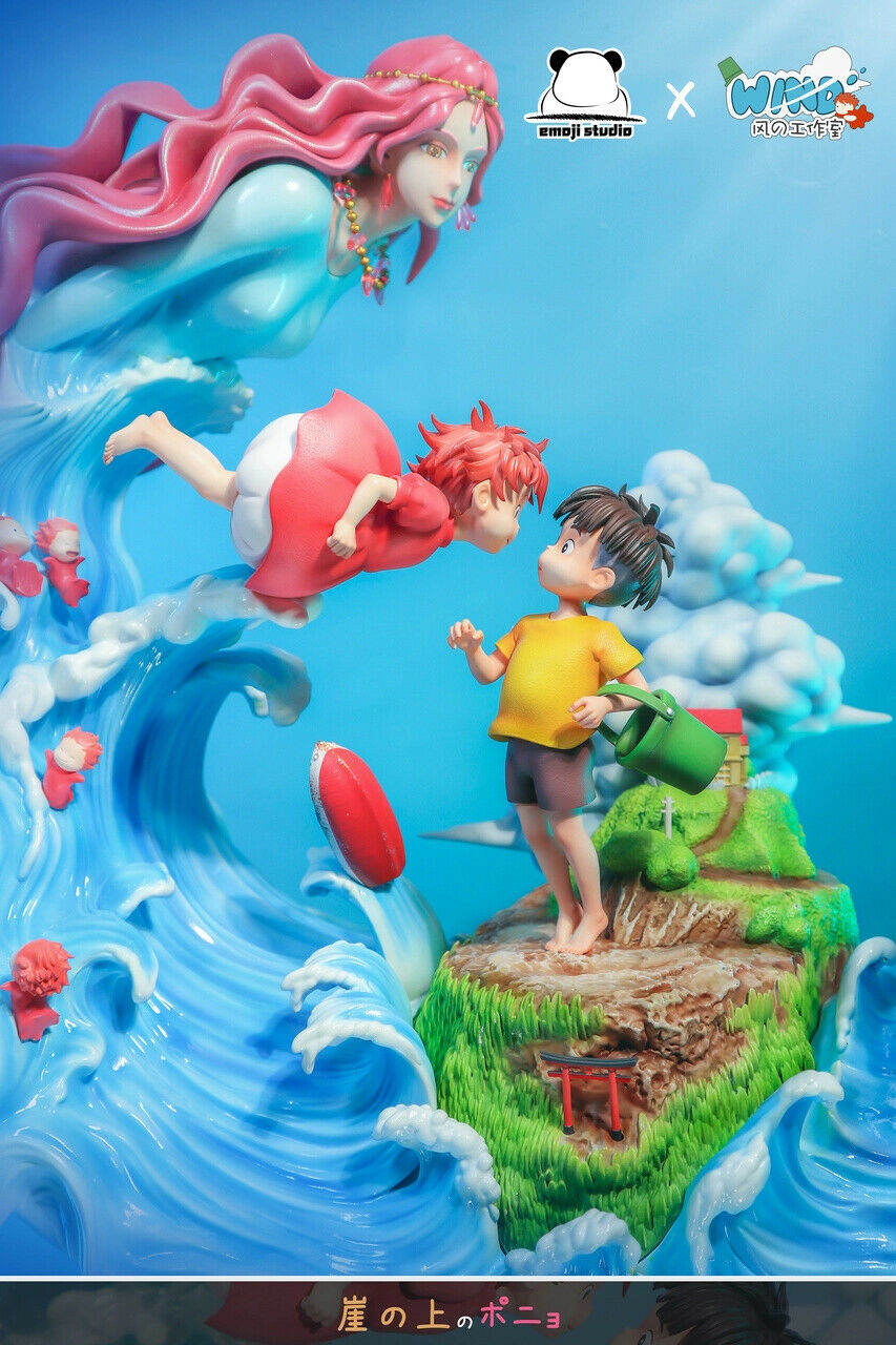 Studio Ghibli - Ponyo & Sosuke | Resin Statue | von Emoji Studio