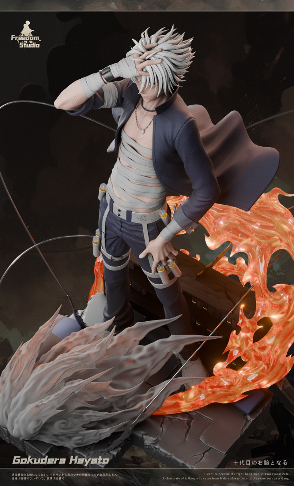 Reborn! - Gokudera Hayato | Resin Statue | by Freedom Studio