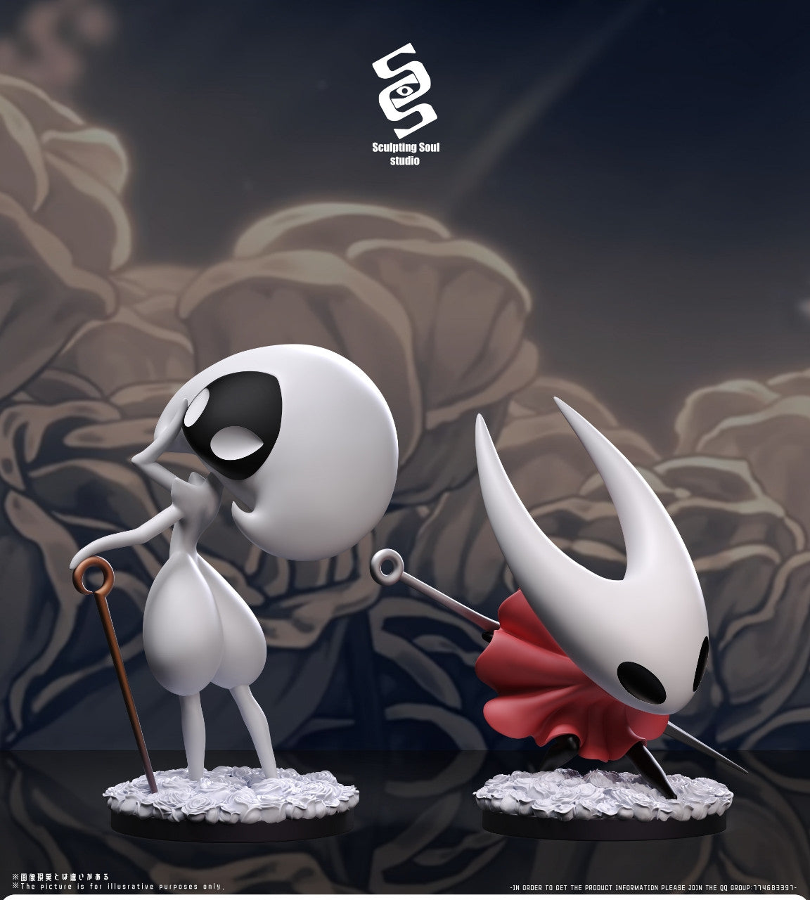 Hollow Knight - Hornet & Lace | Resin Statue | by Sculpting Soul Studio