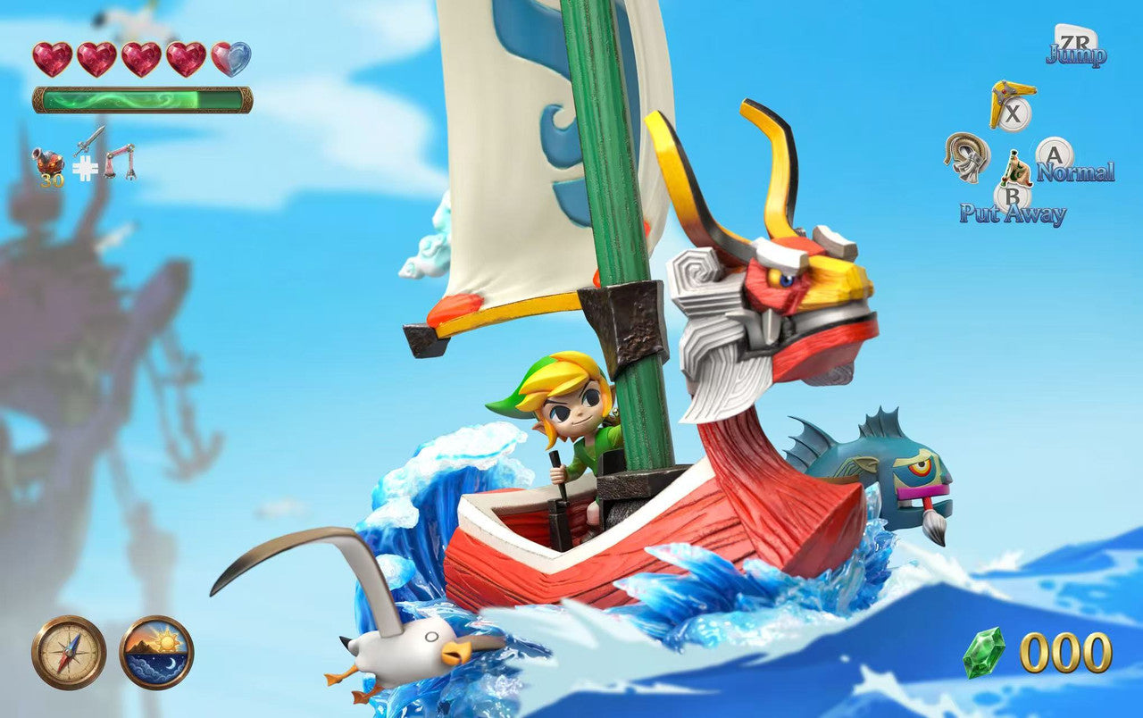 The Legend of Zelda - King of Red Lions & Link | 1:6 Resin Statue | by Fibonacci Studio