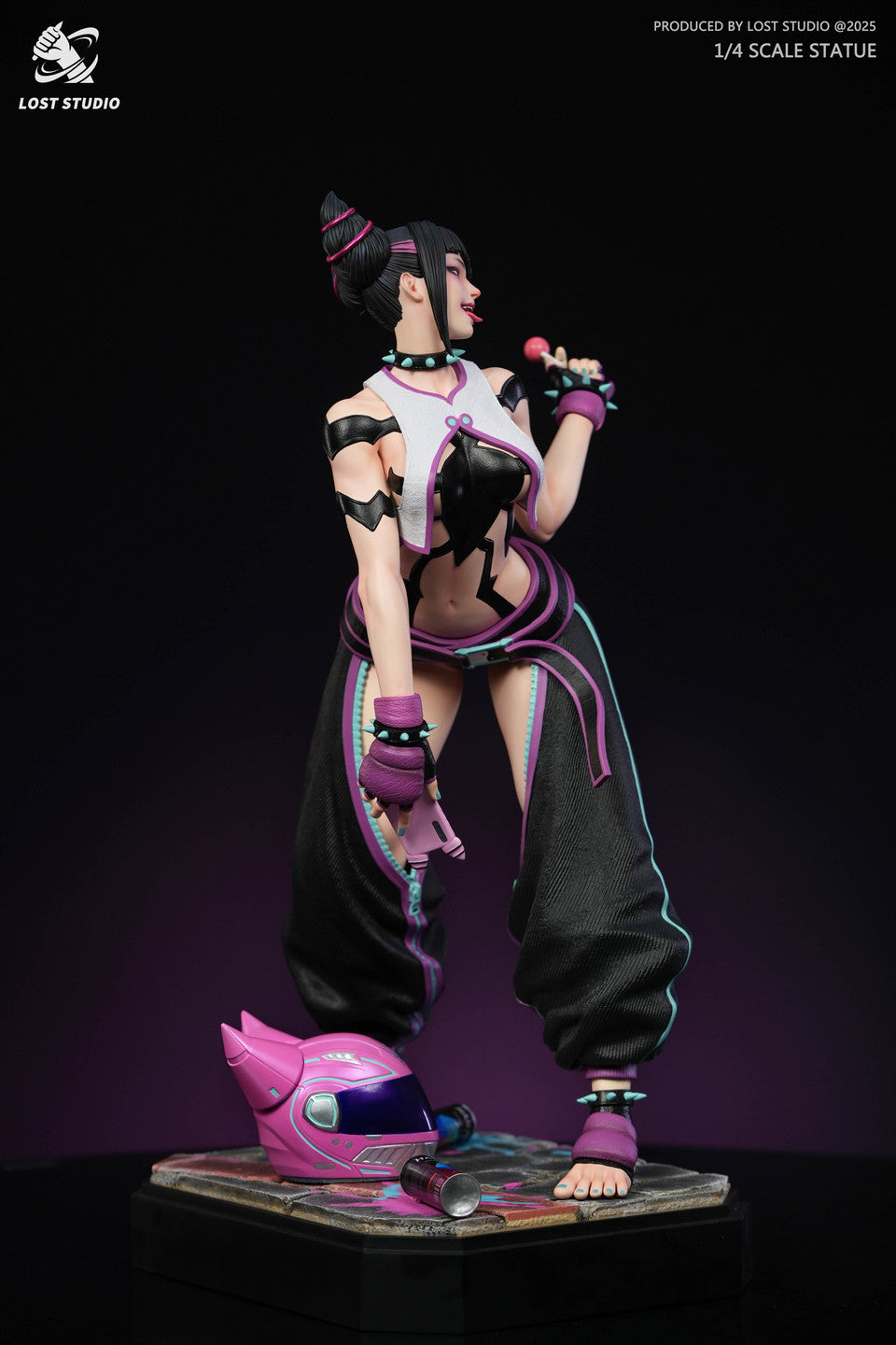 ジュリ 1/4スケールフィギュア Han Juri Street Fighter - Spider Girl Han Juri | 1:4 Resin Statue | by Lost