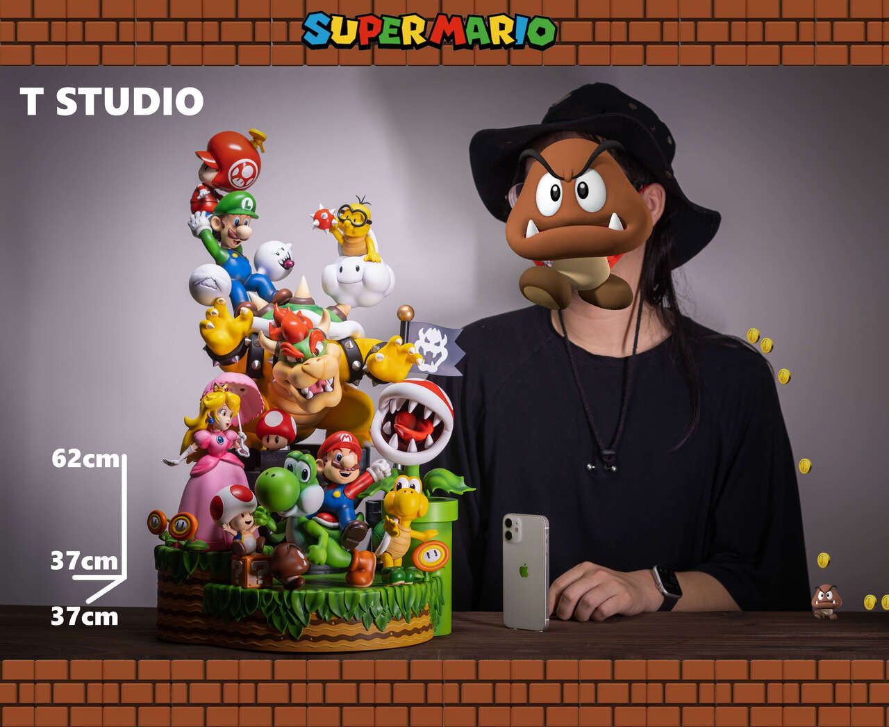 Super Mario - Family Reissue | Resin Statue | by T Studio