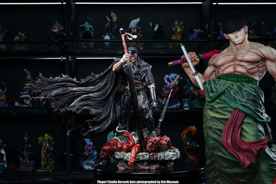 Berserk - Guts and The Berserk Armour | 1:4 Resin Statue | by Player 1 Studio Versus Series