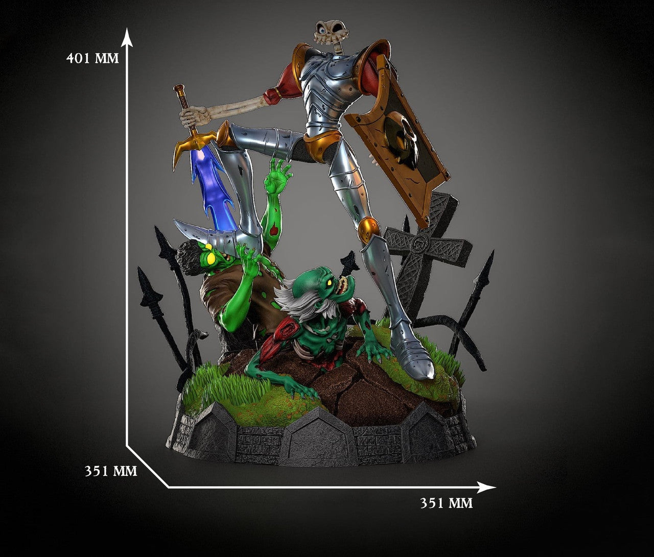 MediEvil - Medievil Diorama | 1:6 Resin Statue | by Black Swan Studio
