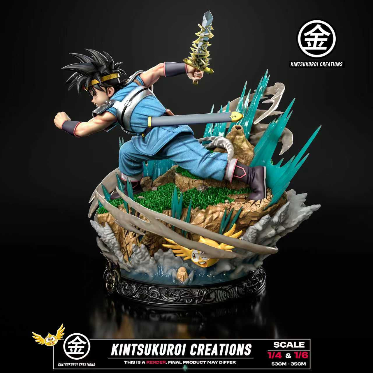 Dragon Quest: The Adventure of Dai - Dai | 1:6/1:4 Resin Statue | by Kintsukuroi Creations