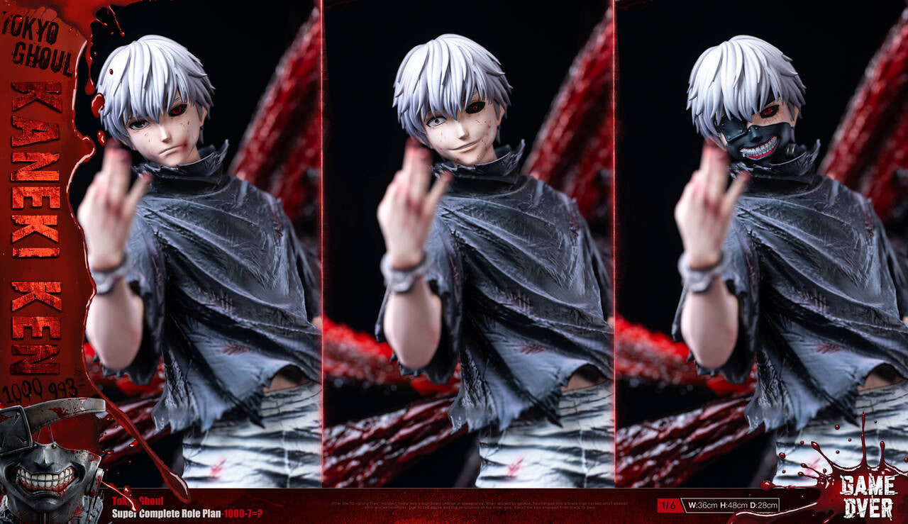 Tokyo Ghoul - Ken Kaneki | 1:6 Resin Statue | by Game Over Studio