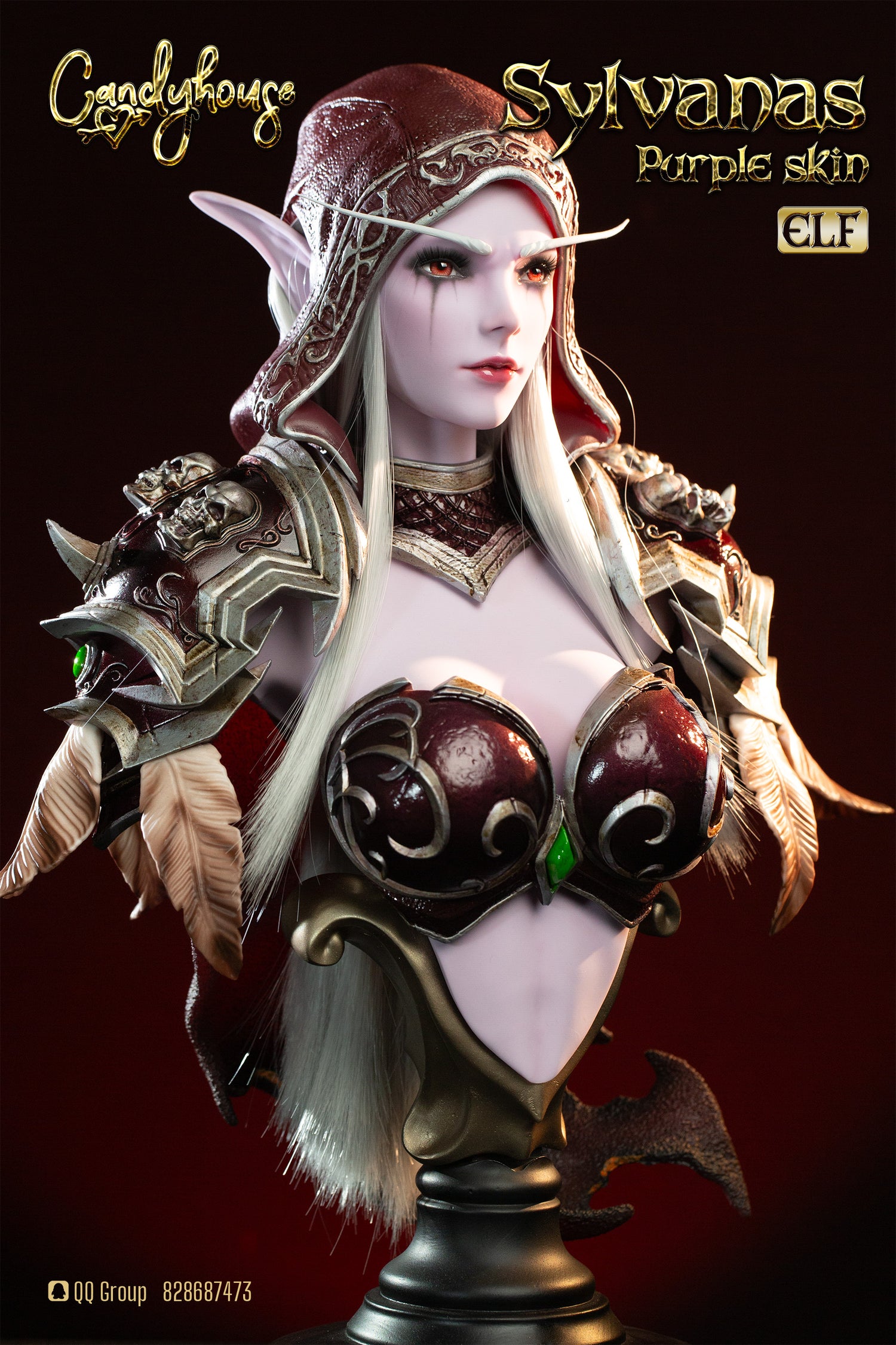 World of Warcraft - Sylvanas Windrunner | 1:3 Resin Bust | von Candyhouse Studio