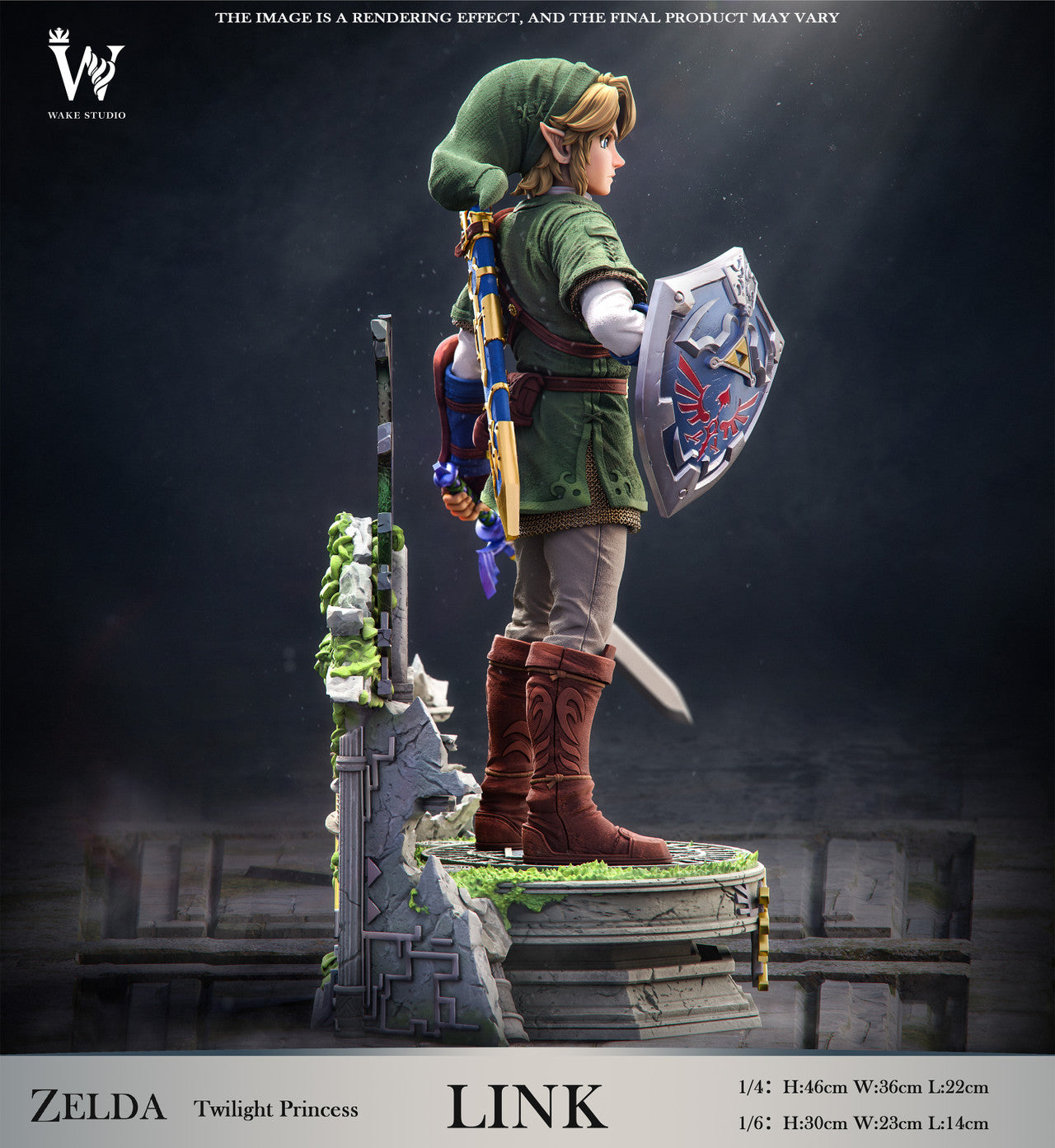 Zelda link statue popular